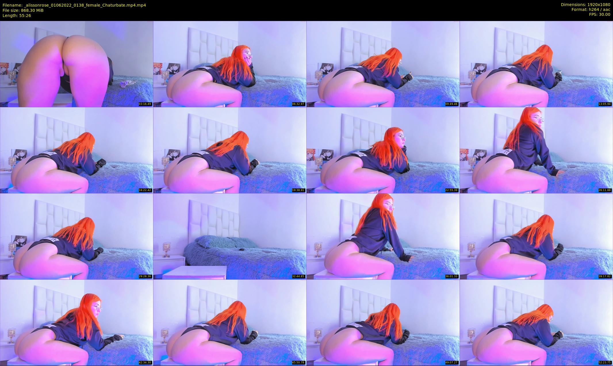 _alissonrose — 56 minute Chaturbate female cam show recording, 1080p, Jun 1, 2022