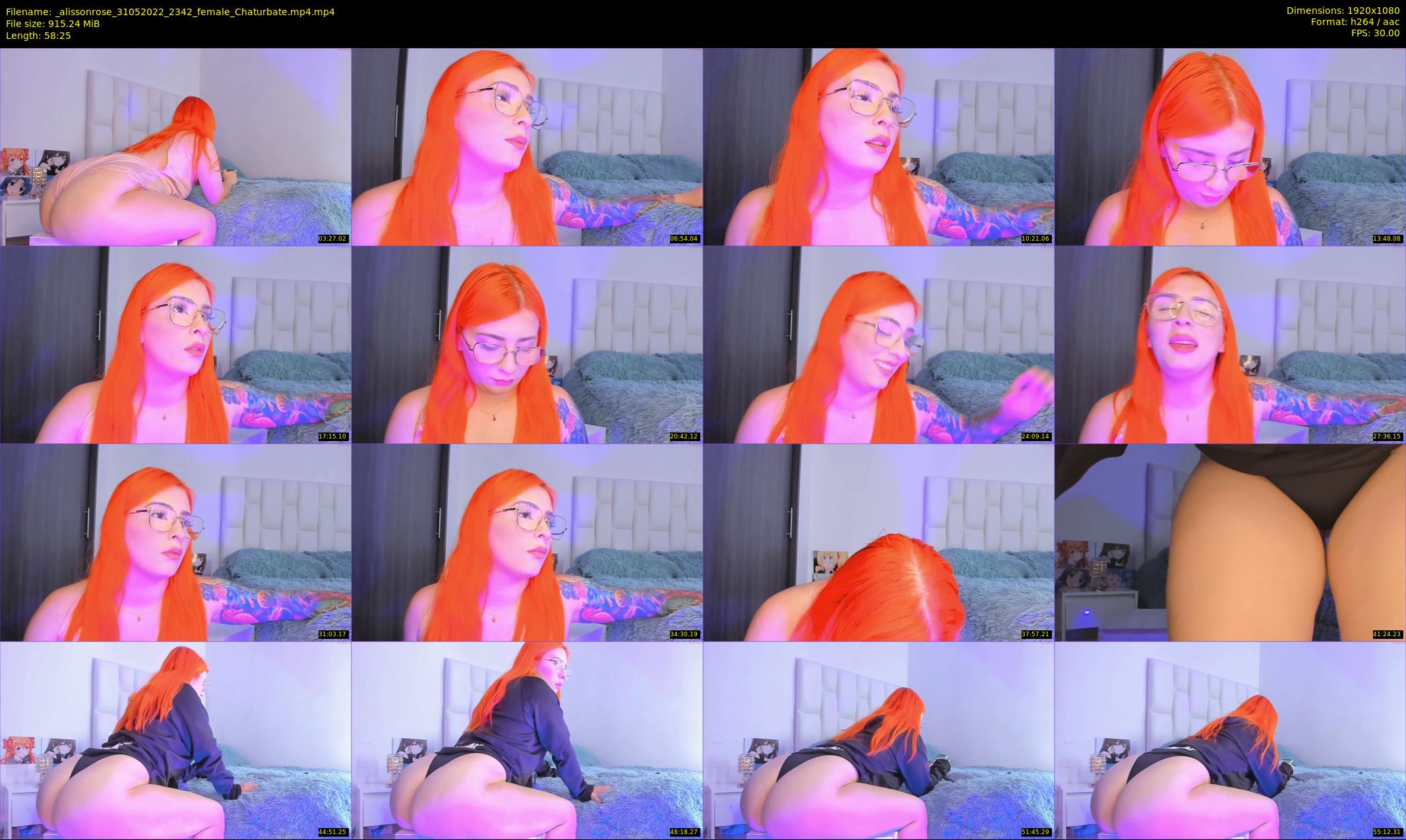 _alissonrose — 59 minute Chaturbate female cam show recording, 1080p, May 31, 2022