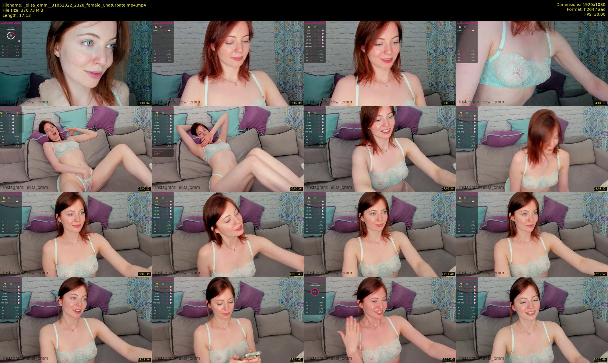 _elisa_omm_ — 18 minute Chaturbate female cam show recording, 1080p, May 31, 2022