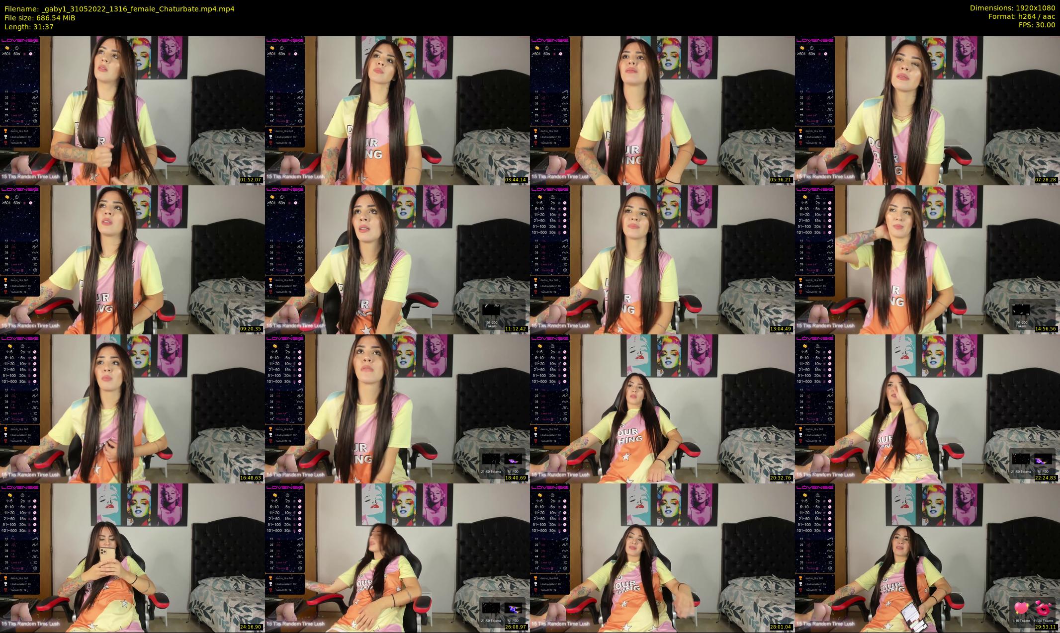 _gaby1 — 32 minute Chaturbate female cam show recording, 1080p, May 31, 2022
