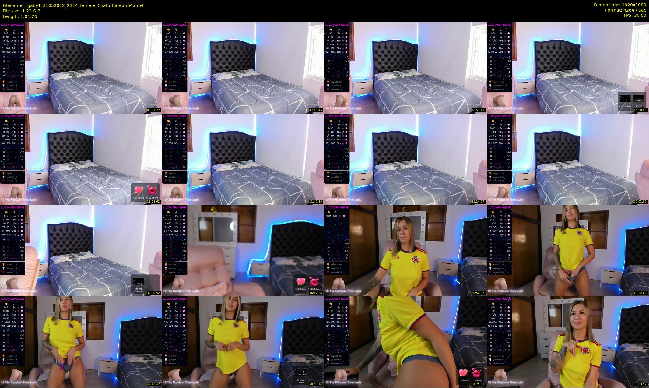 _gaby1 — 62 minute Chaturbate female cam show recording, 1080p, May 31, 2022