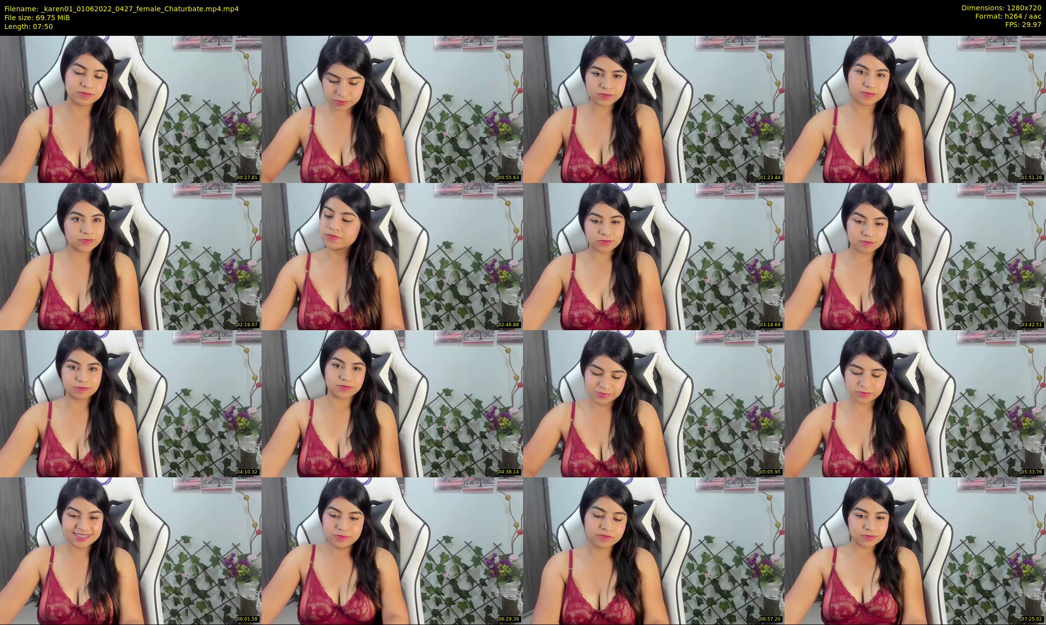 _karen01 — 8 minute Chaturbate female cam show recording, 720p, Jun 1, 2022