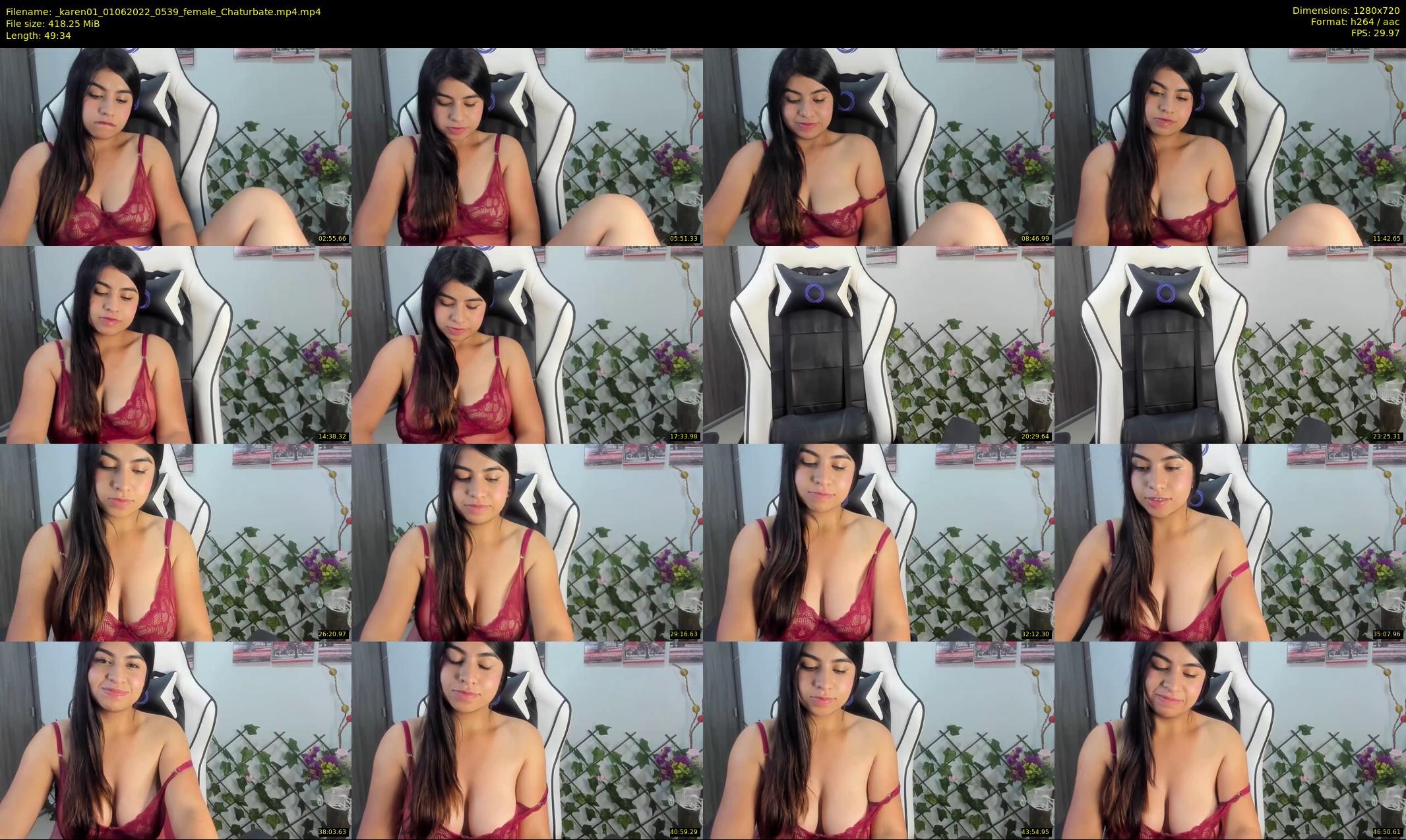 _karen01 — 50 minute Chaturbate female cam show recording, 720p, Jun 1, 2022