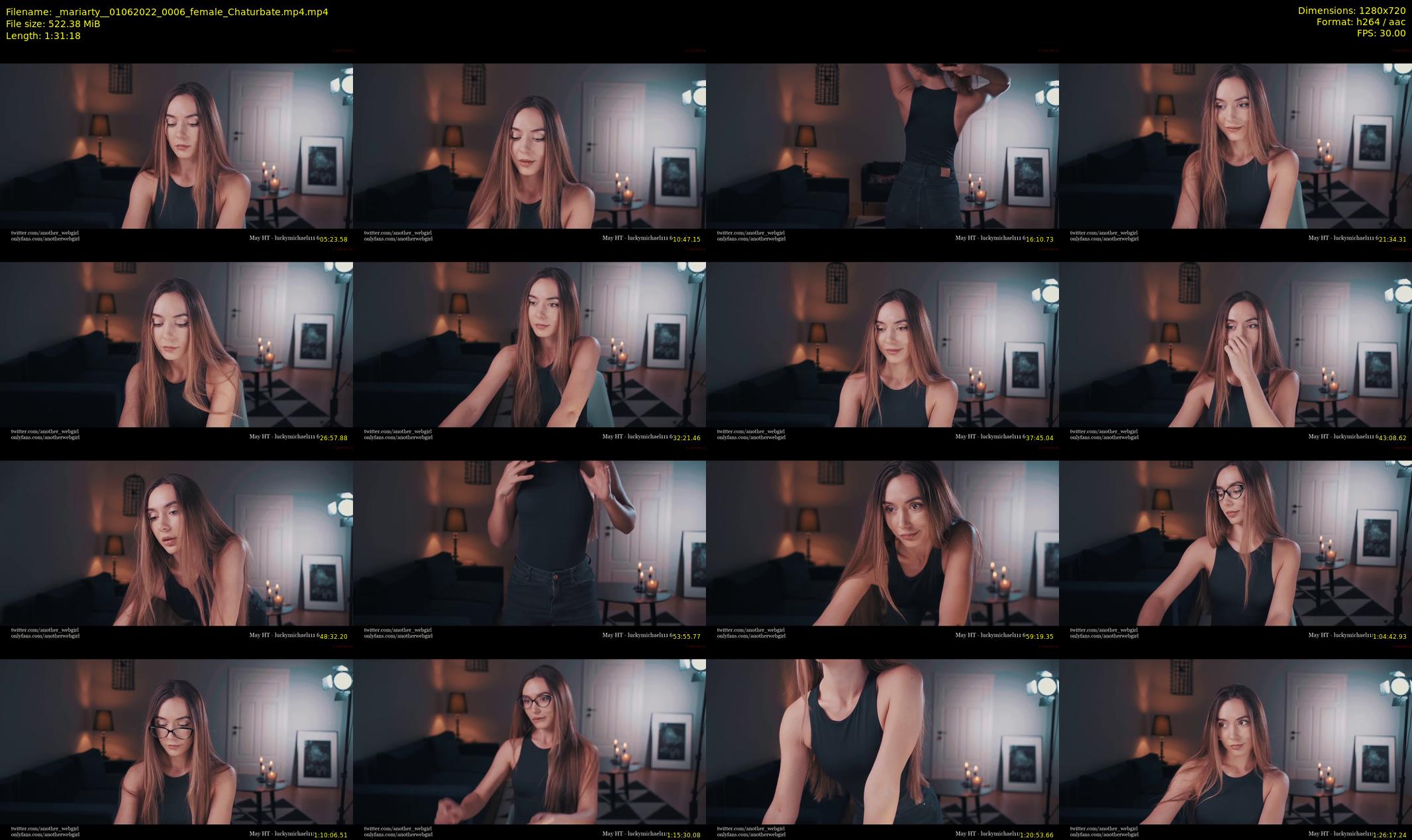 _mariarty_ — 92 minute Chaturbate female cam show recording, 720p, Jun 1, 2022