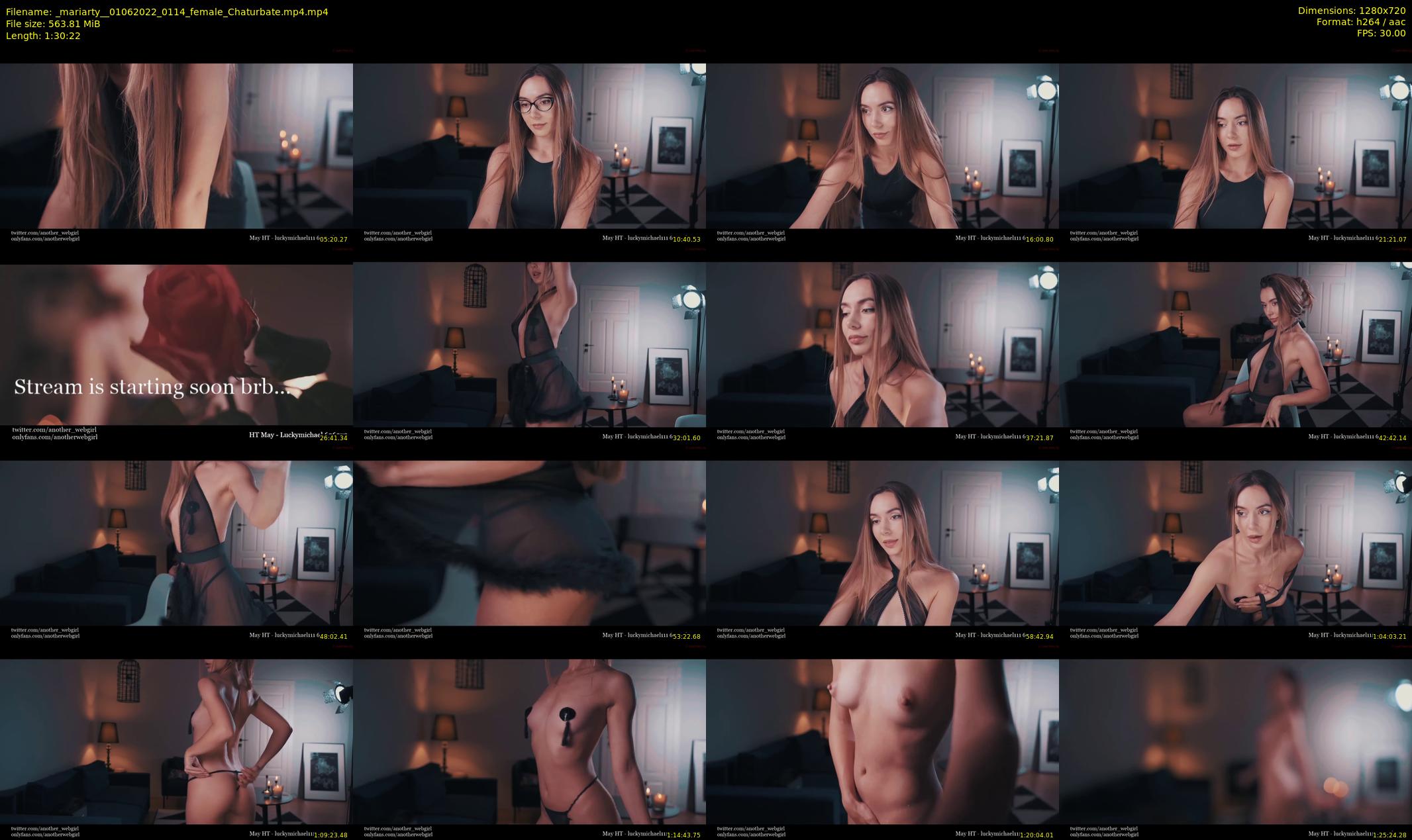 _mariarty_ — 91 minute Chaturbate female cam show recording, 720p, Jun 1, 2022