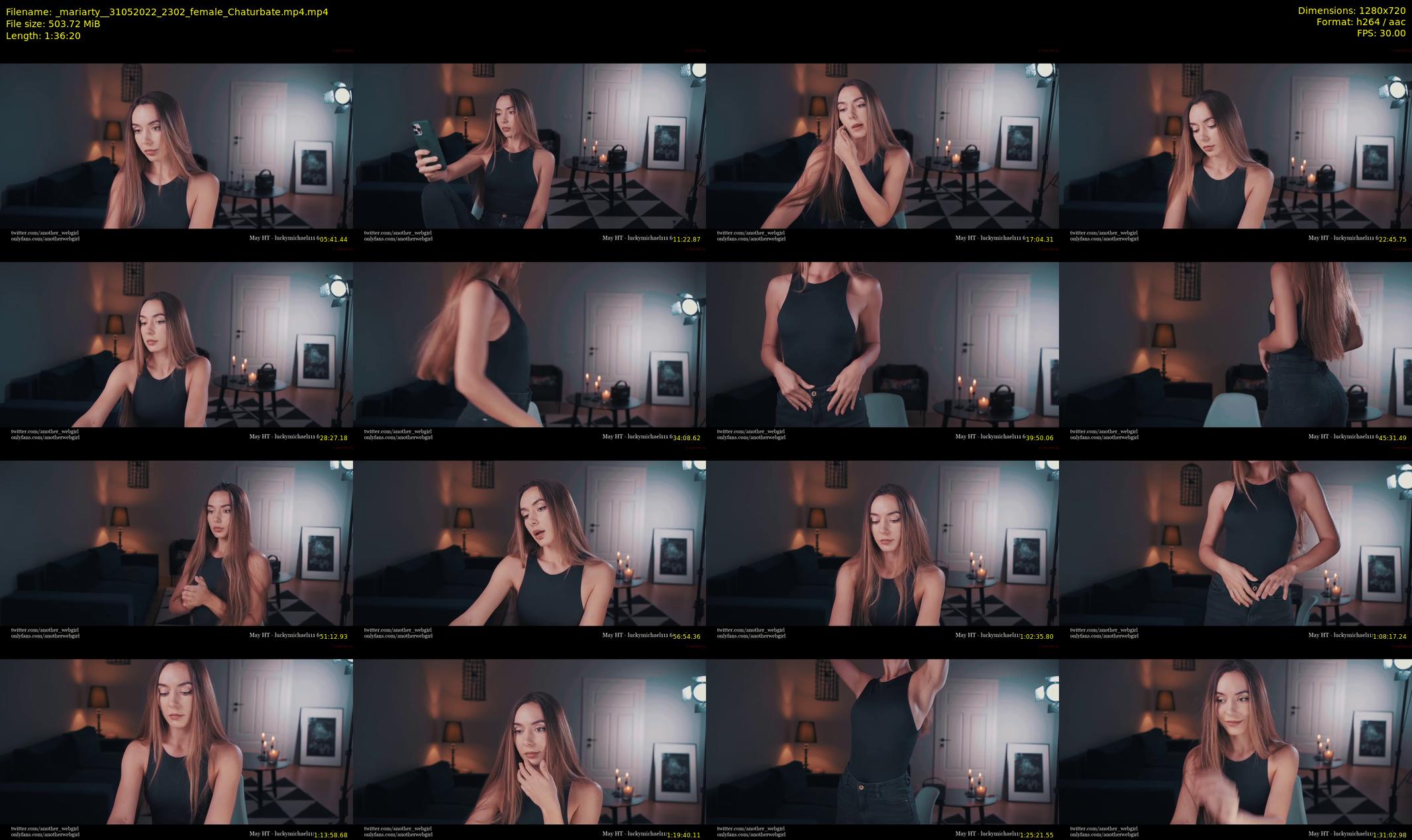 _mariarty_ — 97 minute Chaturbate female cam show recording, 720p, May 31, 2022