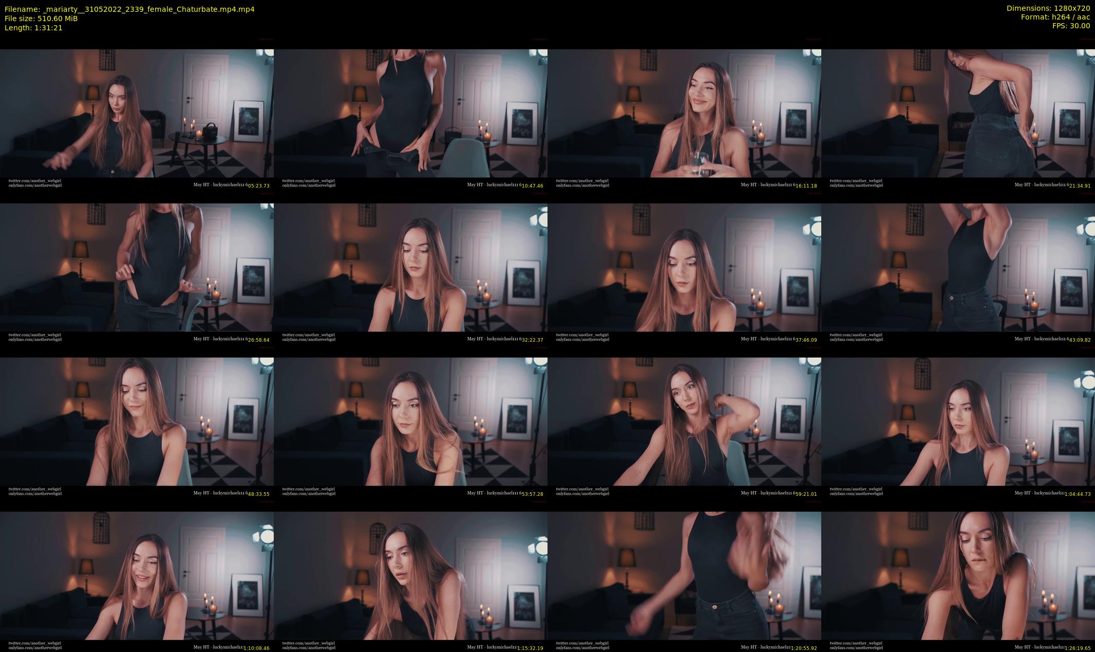 _mariarty_ — 92 minute Chaturbate female cam show recording, 720p, May 31, 2022