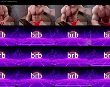 adam_muscle_ — 54 minute Chaturbate male cam show recording, 1080p, May 31, 2022