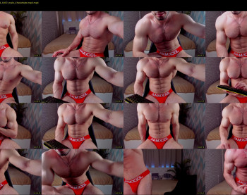 adam_muscle_ — 54 minute Chaturbate male cam show recording, 1080p, May 31, 2022