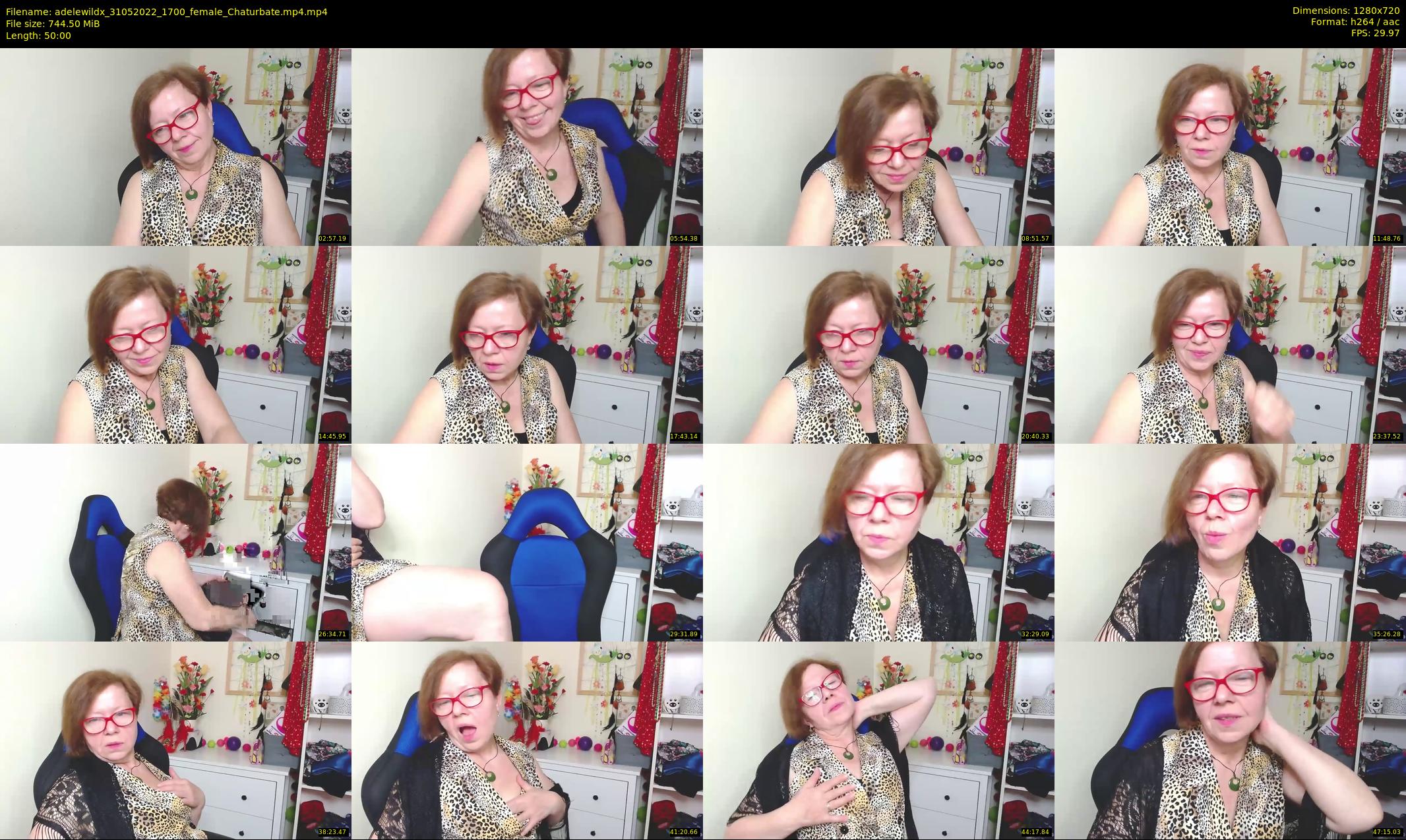 adelewildx — 50 minute Chaturbate female cam show recording, 720p, May 31, 2022