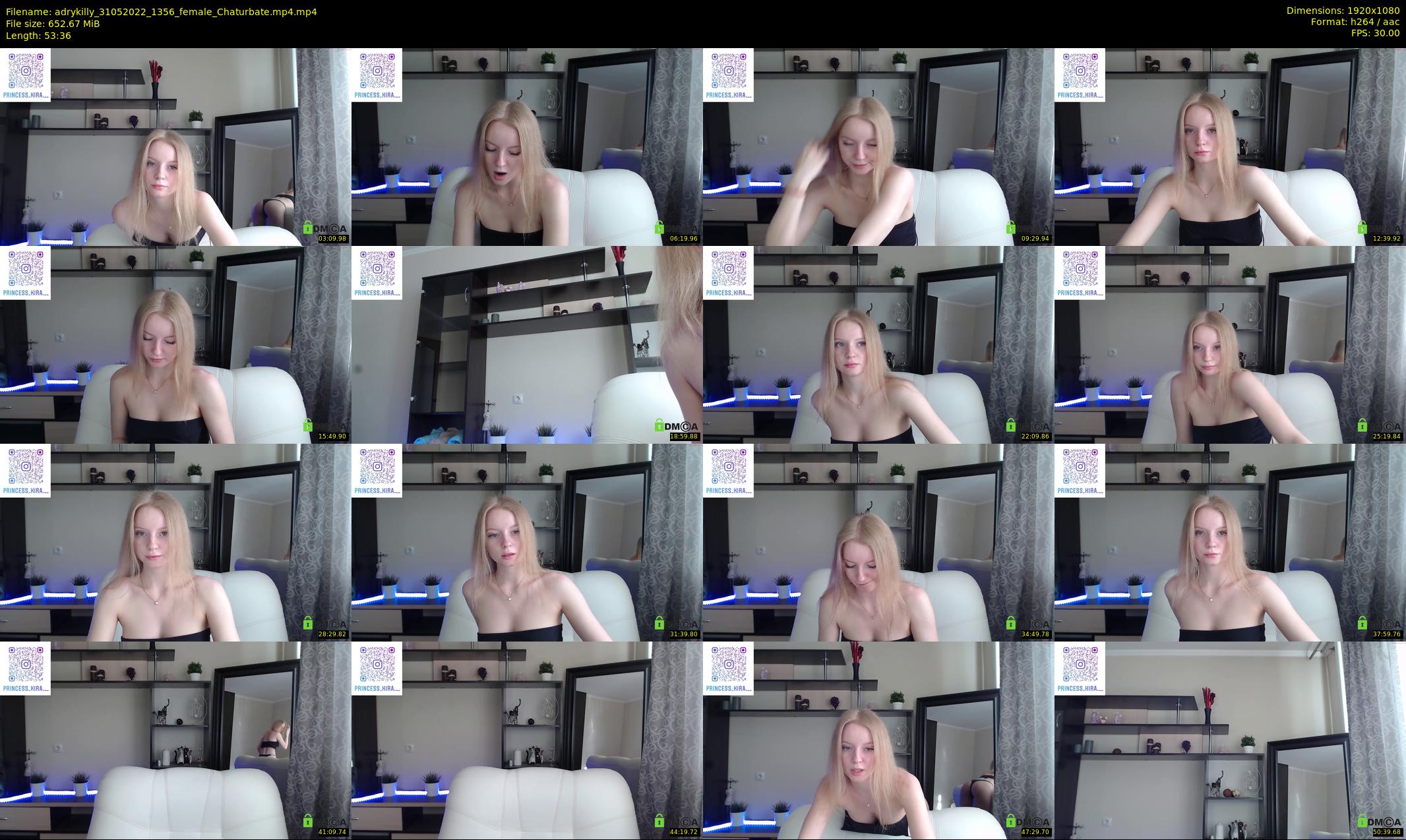 adrykilly — 54 minute Chaturbate female cam show recording, 1080p, May 31, 2022