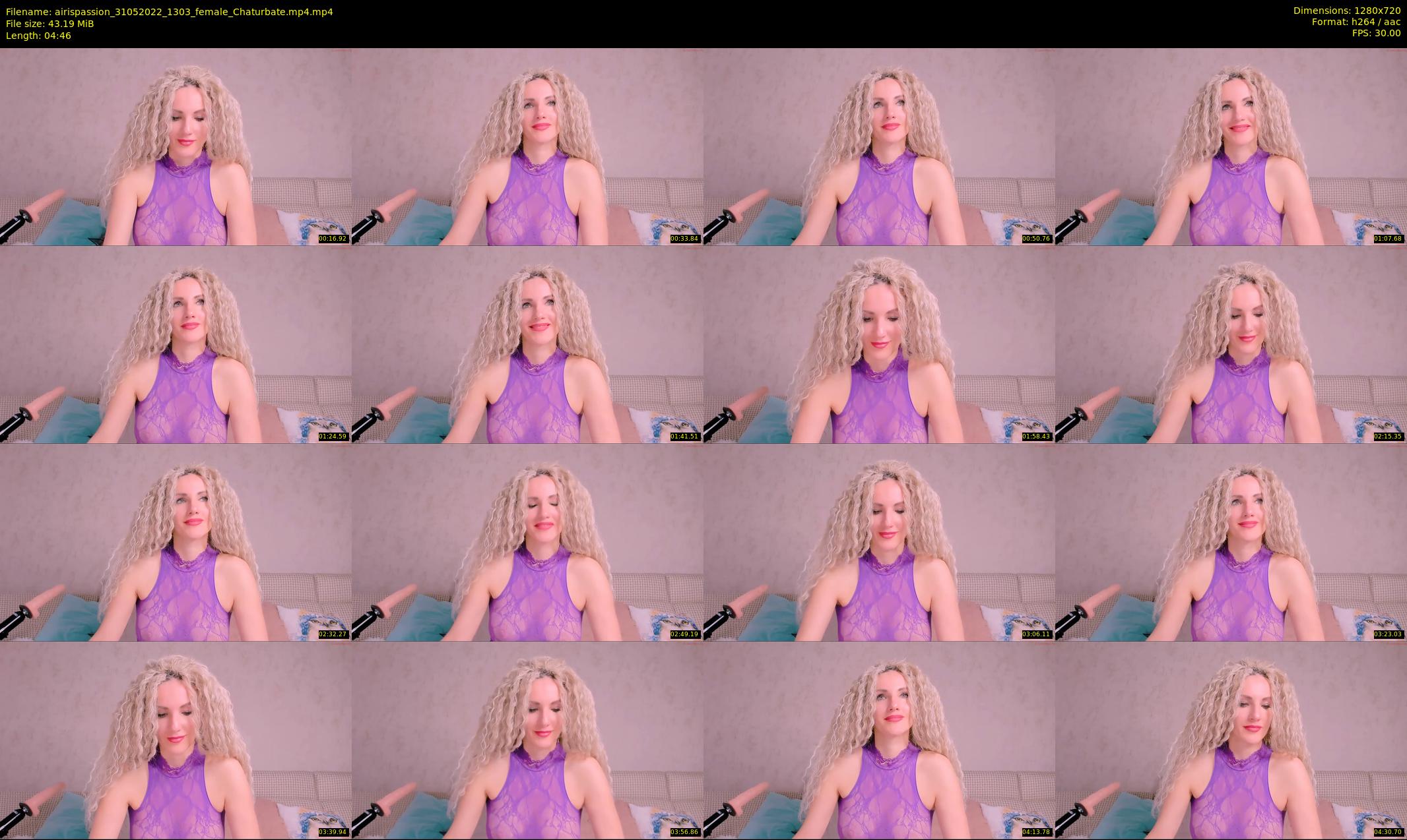 airispassion — 5 minute Chaturbate female cam show recording, 720p, May 31, 2022