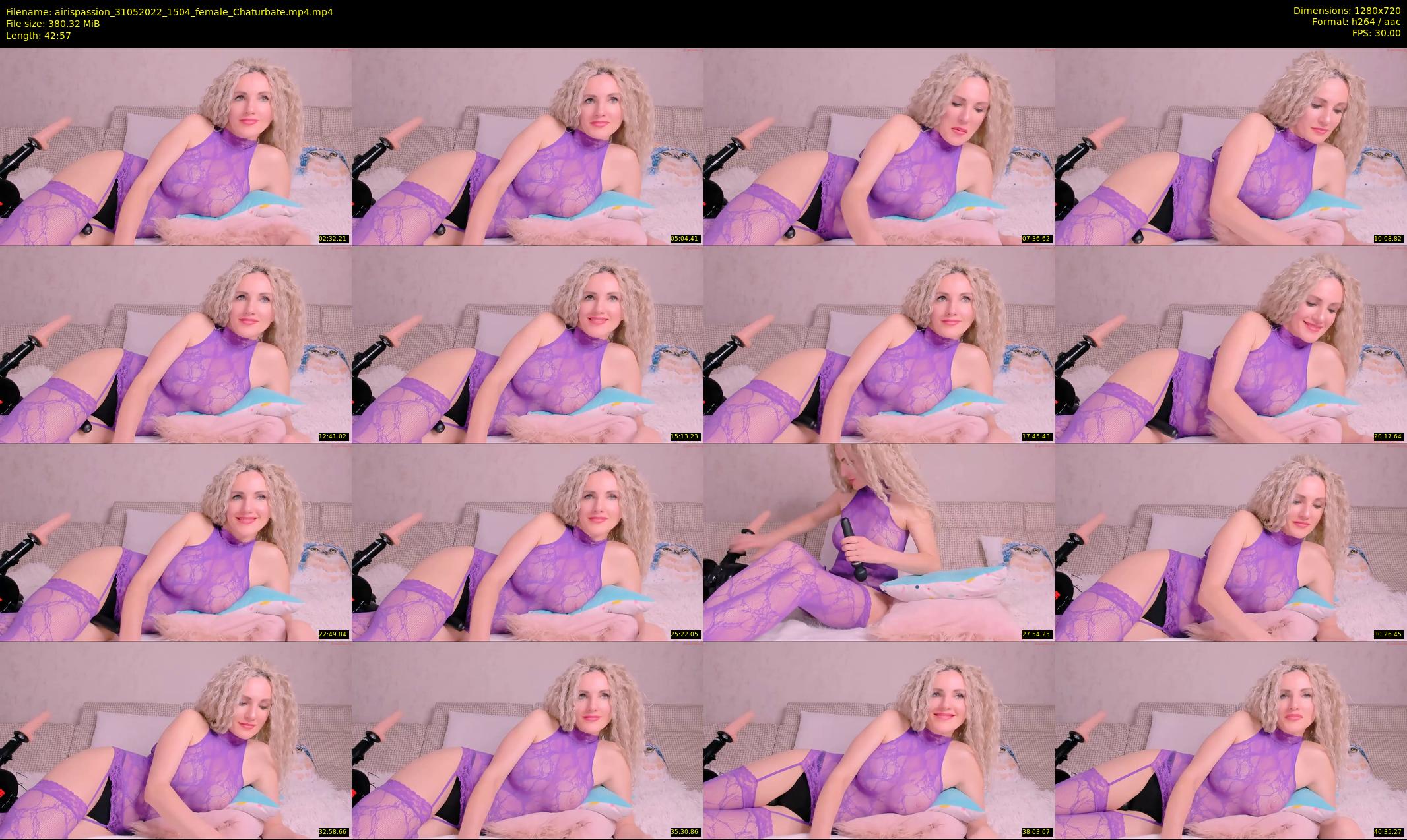 airispassion — 43 minute Chaturbate female cam show recording, 720p, May 31, 2022