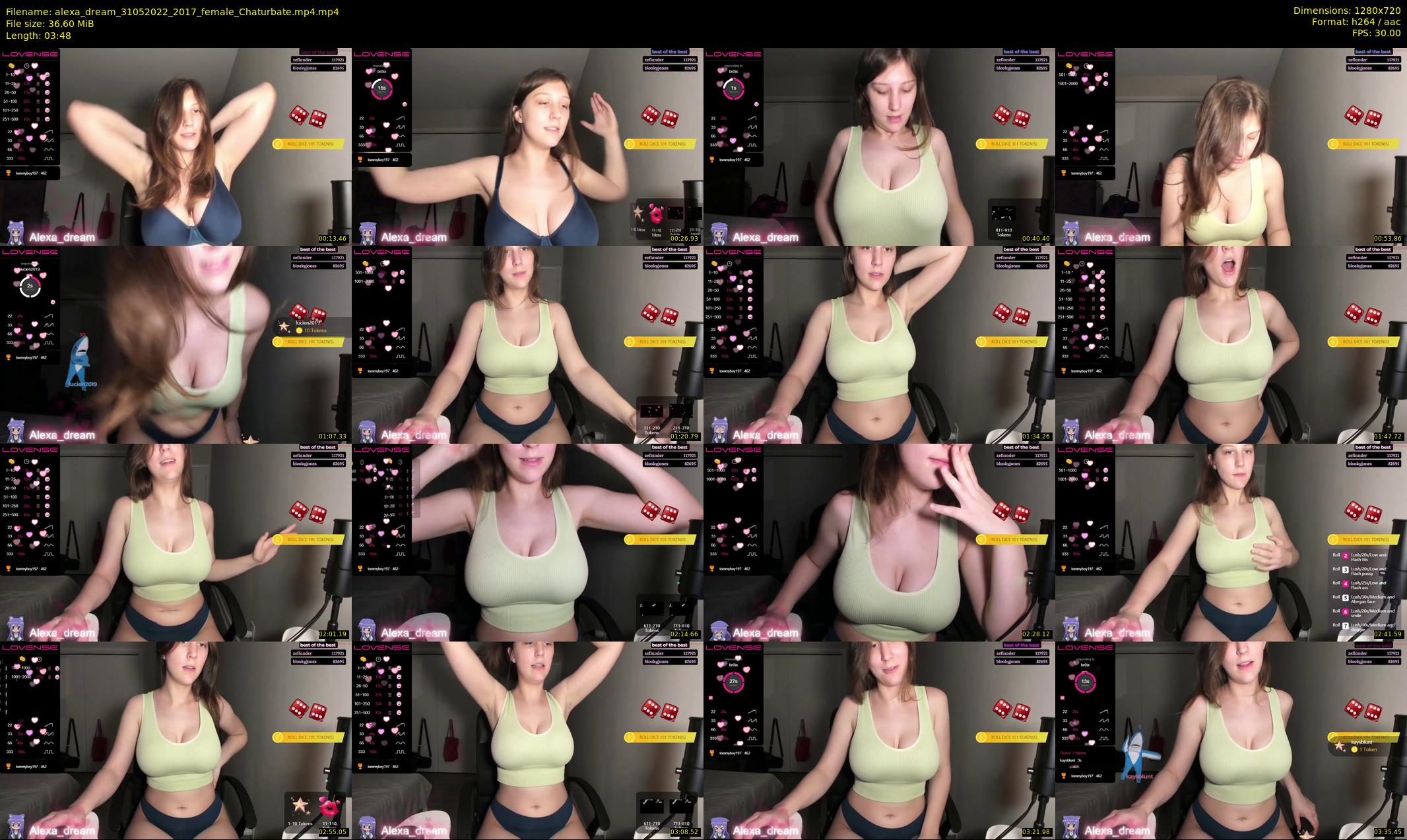 alexa_dream — 4 minute Chaturbate female cam show recording, 720p, May 31, 2022