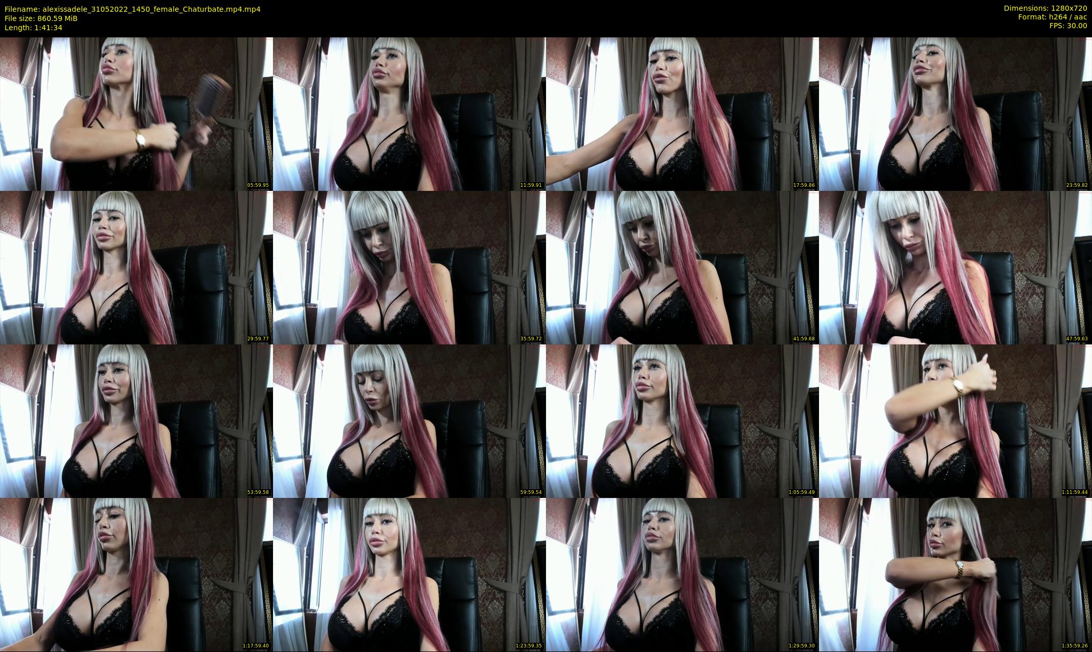 alexissadele — 102 minute Chaturbate female cam show recording, 720p, May 31, 2022