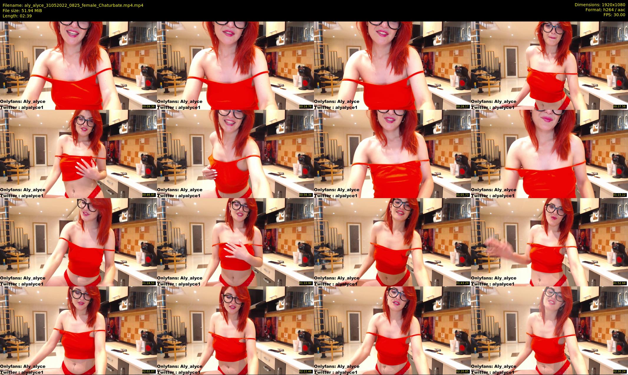 aly_alyce — 3 minute Chaturbate female cam show recording, 1080p, May 31, 2022