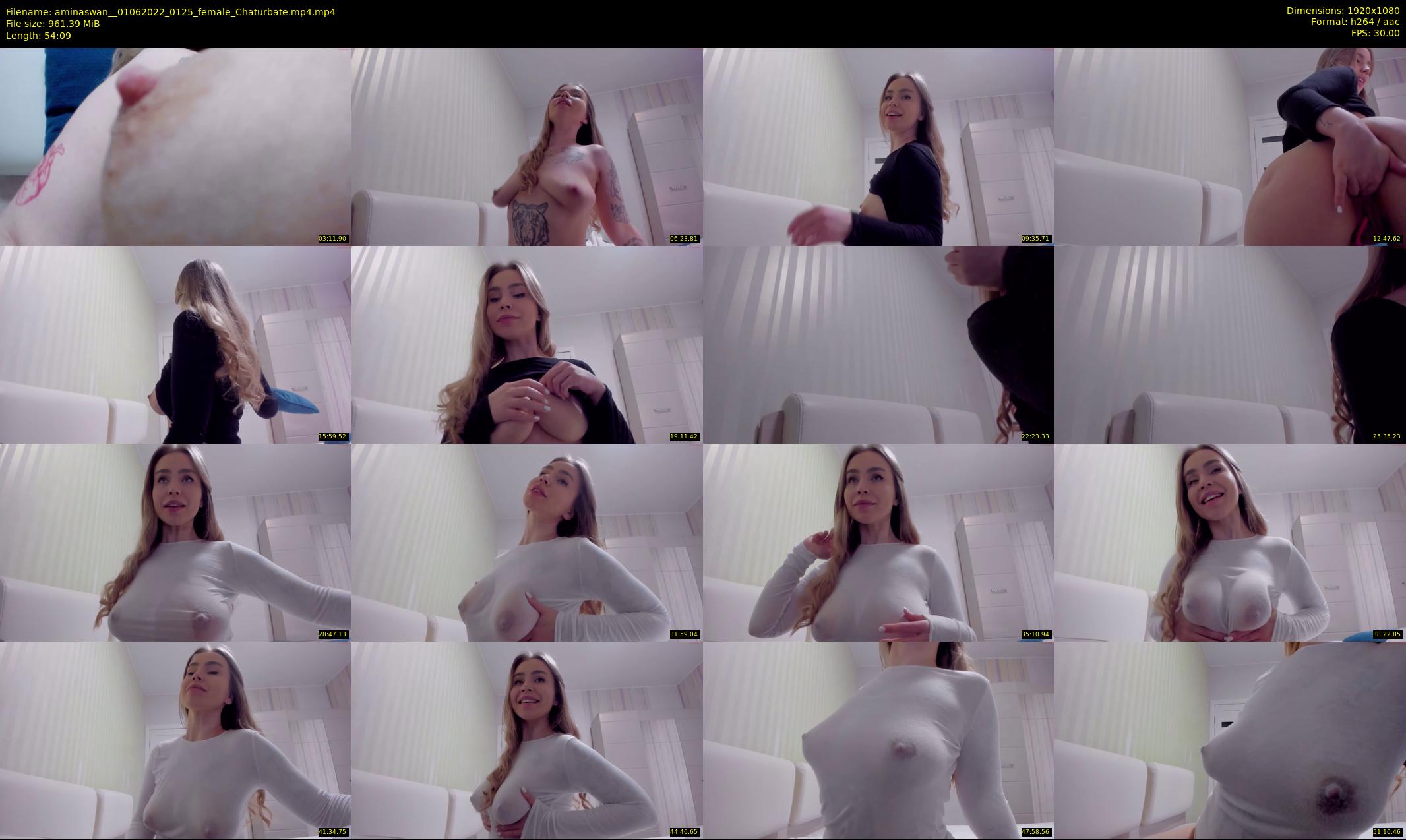 aminaswan_ — 55 minute Chaturbate female cam show recording, 1080p, Jun 1, 2022