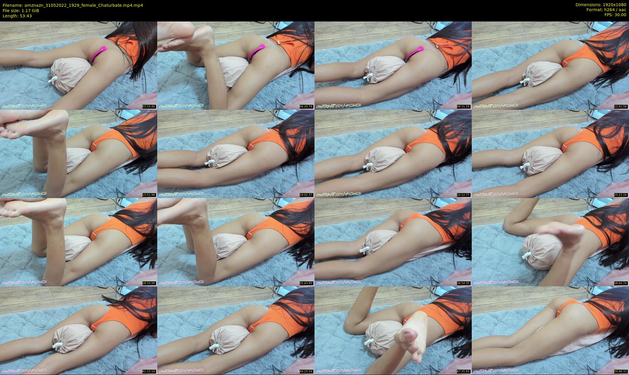 amznazn — 54 minute Chaturbate female cam show recording, 1080p, May 31, 2022