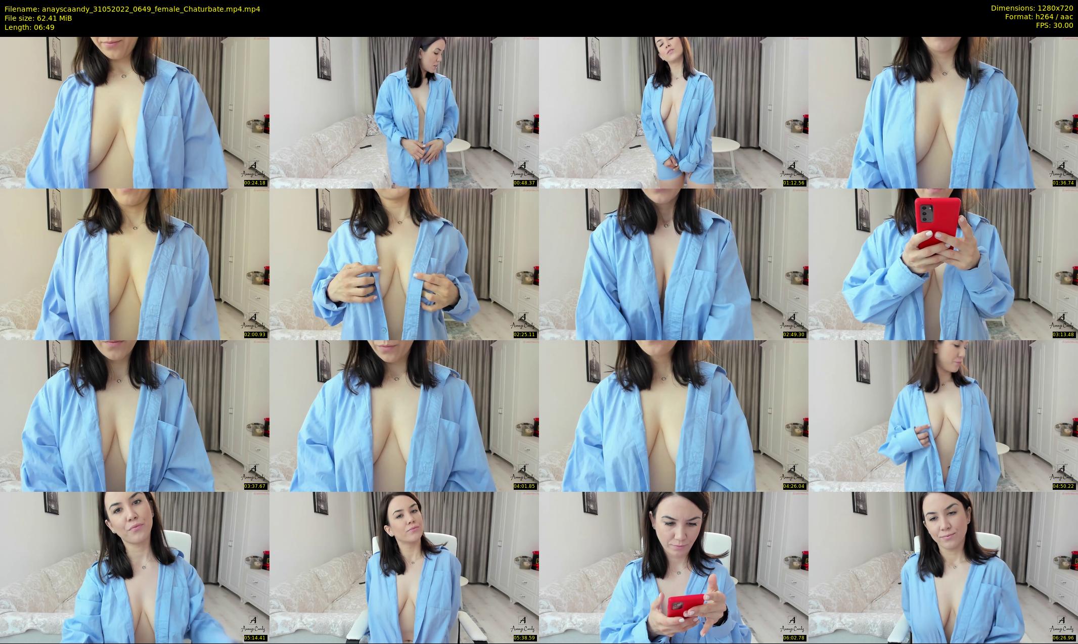 anayscaandy — 7 minute Chaturbate female cam show recording, 720p, May 31, 2022