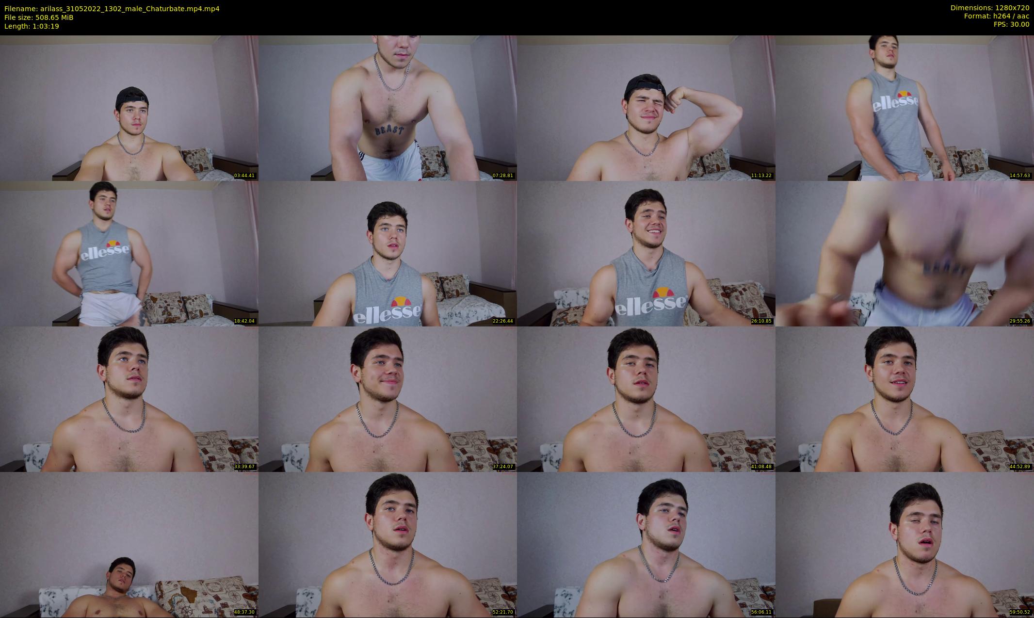 arilass — 64 minute Chaturbate male cam show recording, 720p, May 31, 2022