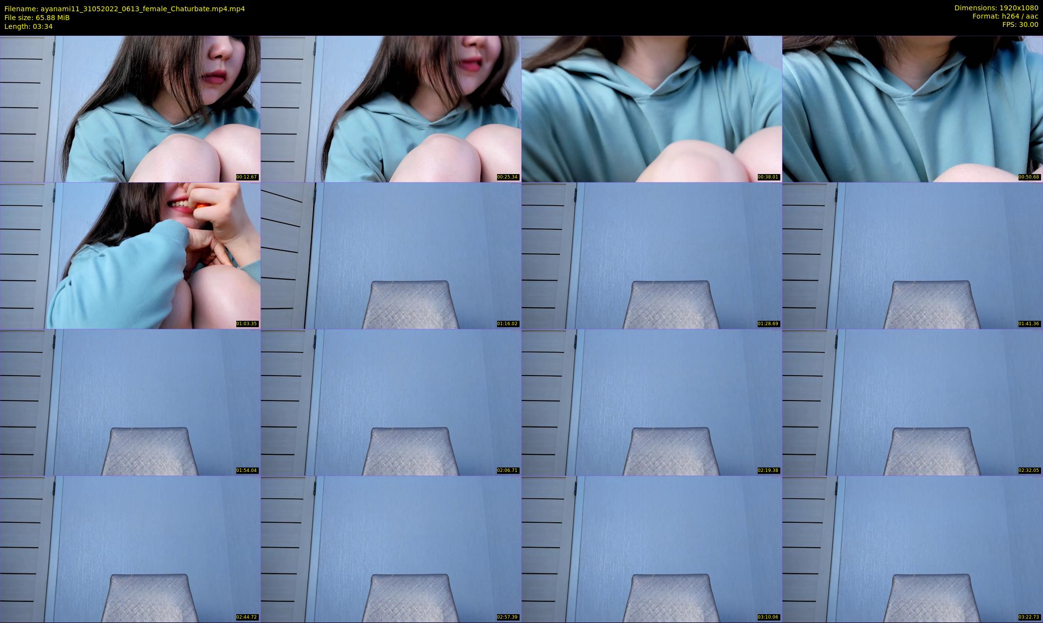 ayanami11 — 4 minute Chaturbate female cam show recording, 1080p, May 31, 2022