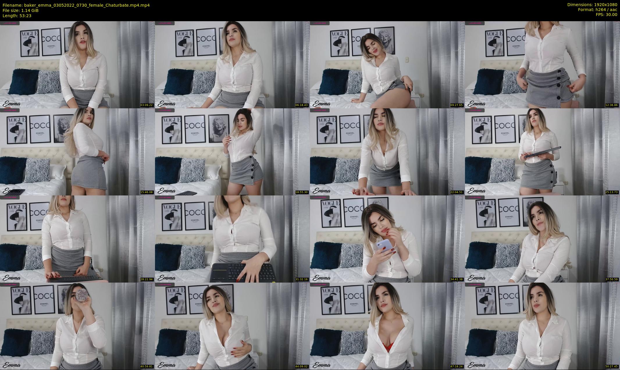 baker_emma — 54 minute Chaturbate female cam show recording, 1080p, May 3, 2022