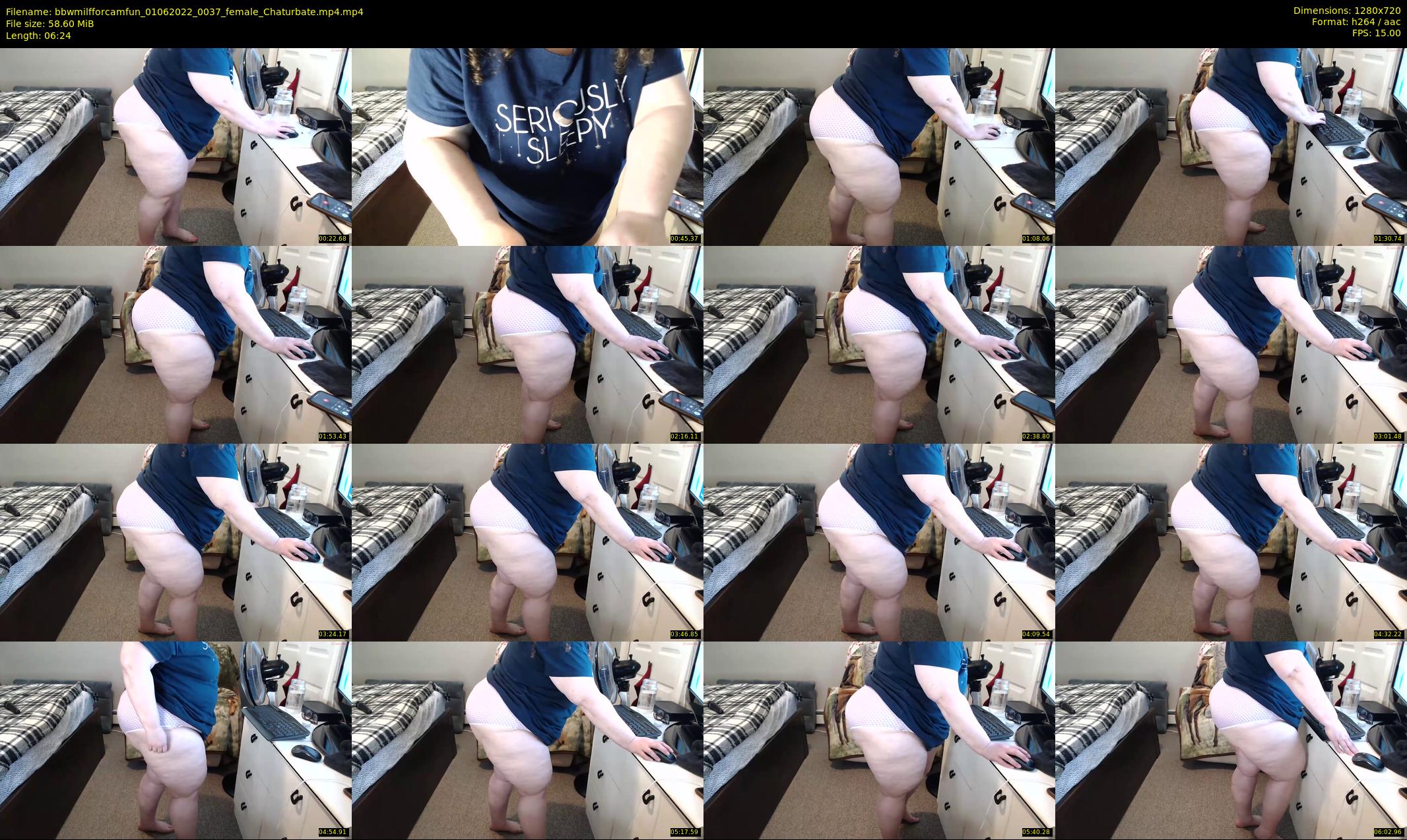 bbwmilfforcamfun — 7 minute Chaturbate female cam show recording, 720p, Jun 1, 2022