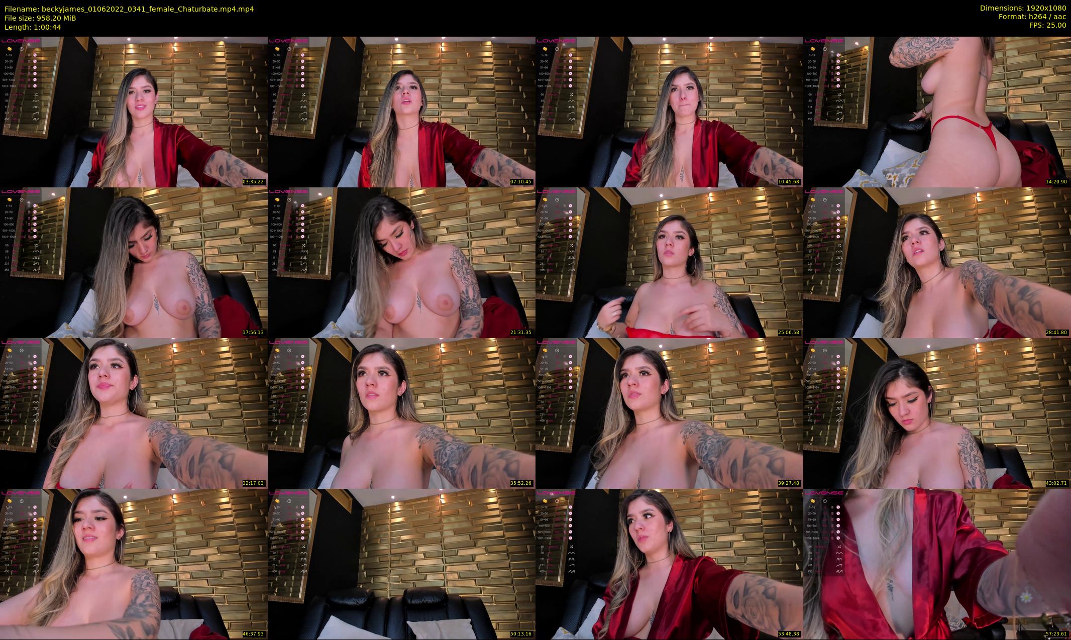 beckyjames — 61 minute Chaturbate female cam show recording, 1080p, Jun 1, 2022