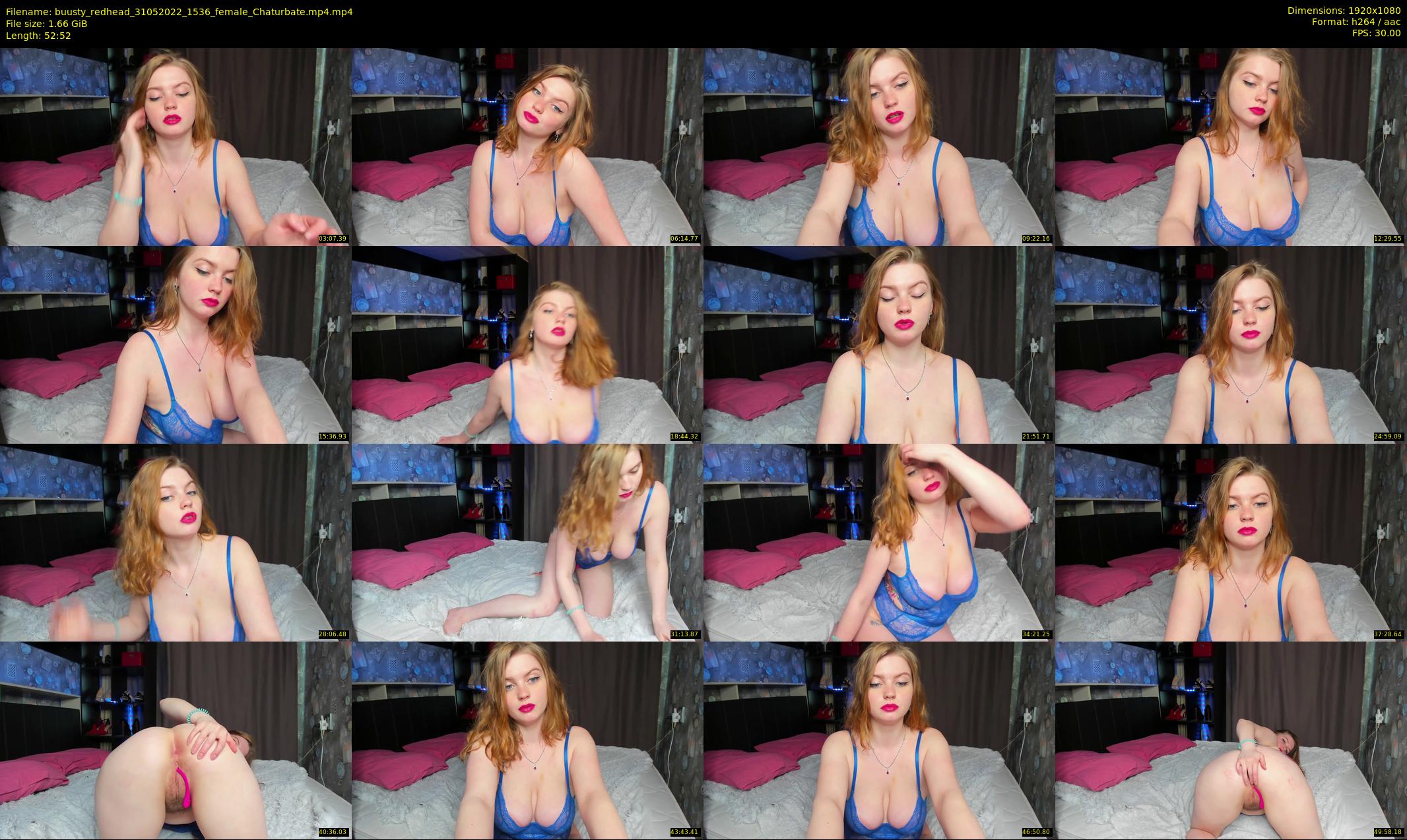 buusty_redhead — 53 minute Chaturbate female cam show recording, 1080p, May 31, 2022