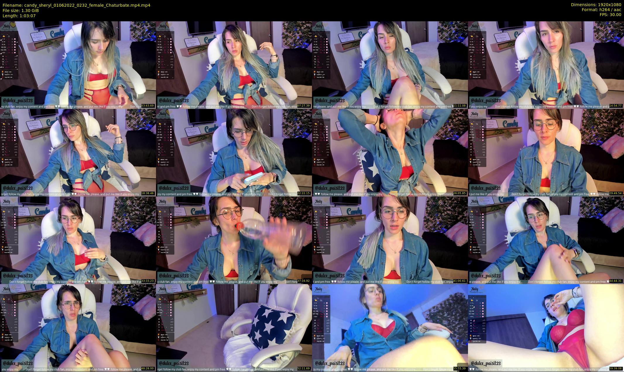 candy_sheryl — 64 minute Chaturbate female cam show recording, 1080p, Jun 1, 2022