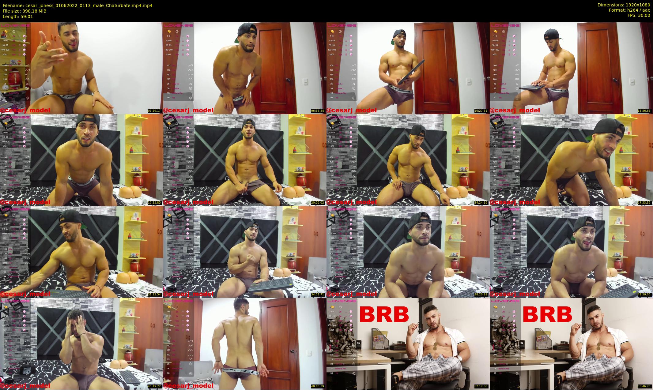 cesar_joness — 60 minute Chaturbate male cam show recording, 1080p, Jun 1, 2022