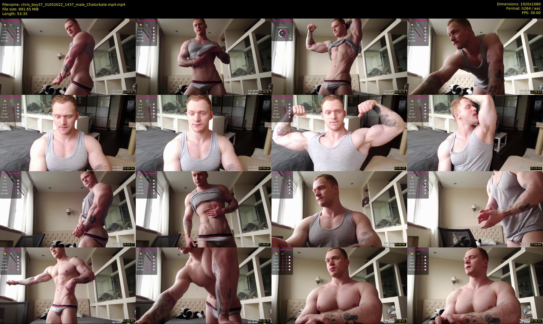 chris_boy37 — 54 minute Chaturbate male cam show recording, 1080p, May 31, 2022