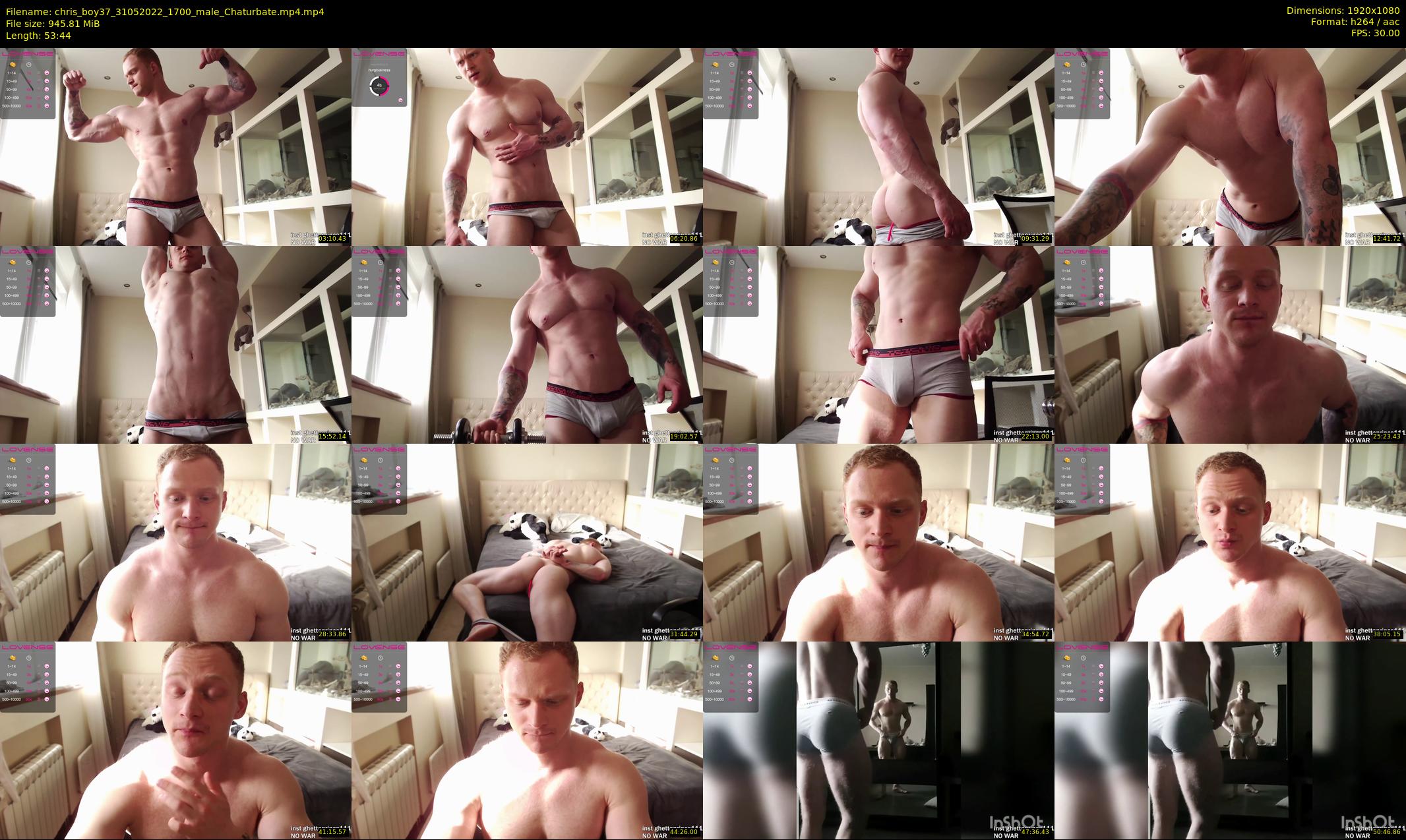 chris_boy37 — 54 minute Chaturbate male cam show recording, 1080p, May 31, 2022