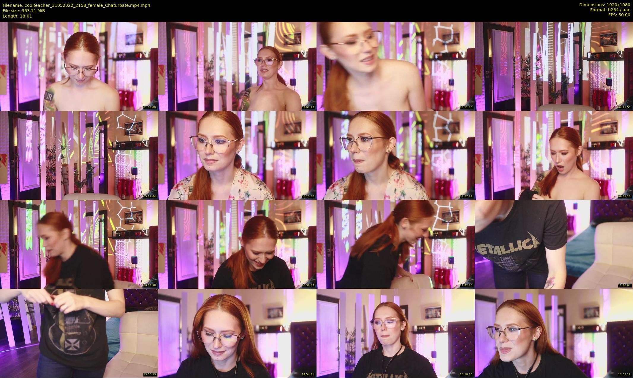 coolteacher — 19 minute Chaturbate female cam show recording, 1080p, May 31, 2022