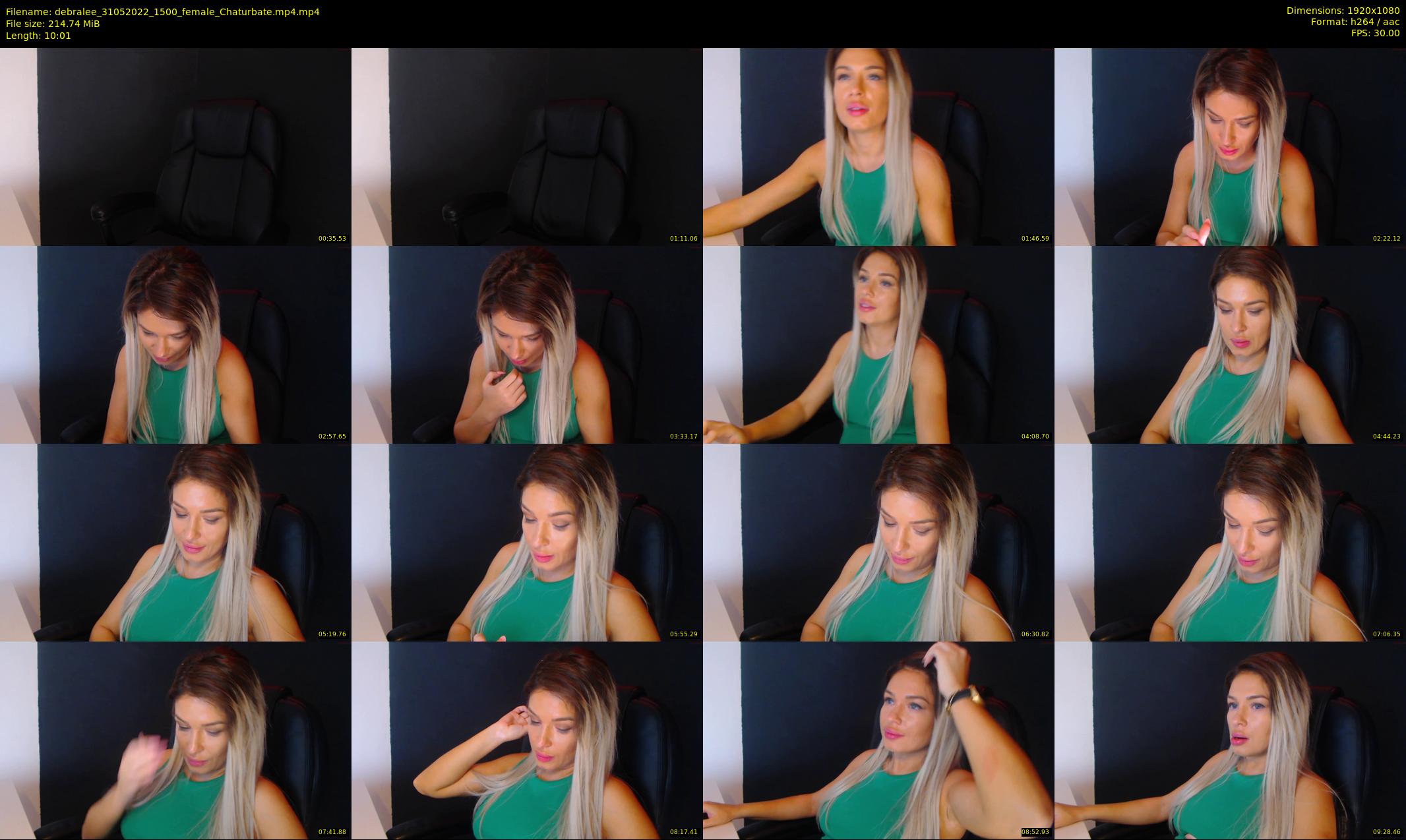 debralee — 11 minute Chaturbate female cam show recording, 1080p, May 31, 2022