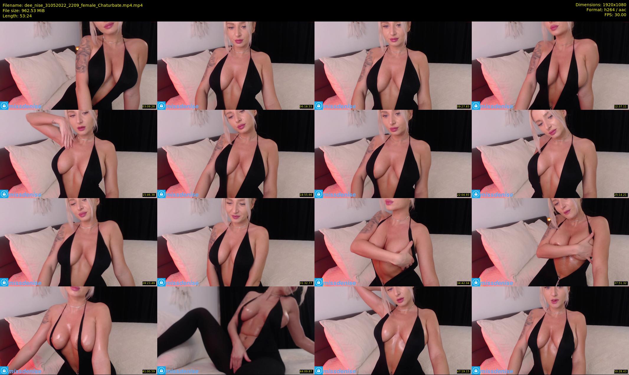 dee_nise — 54 minute Chaturbate female cam show recording, 1080p, May 31, 2022