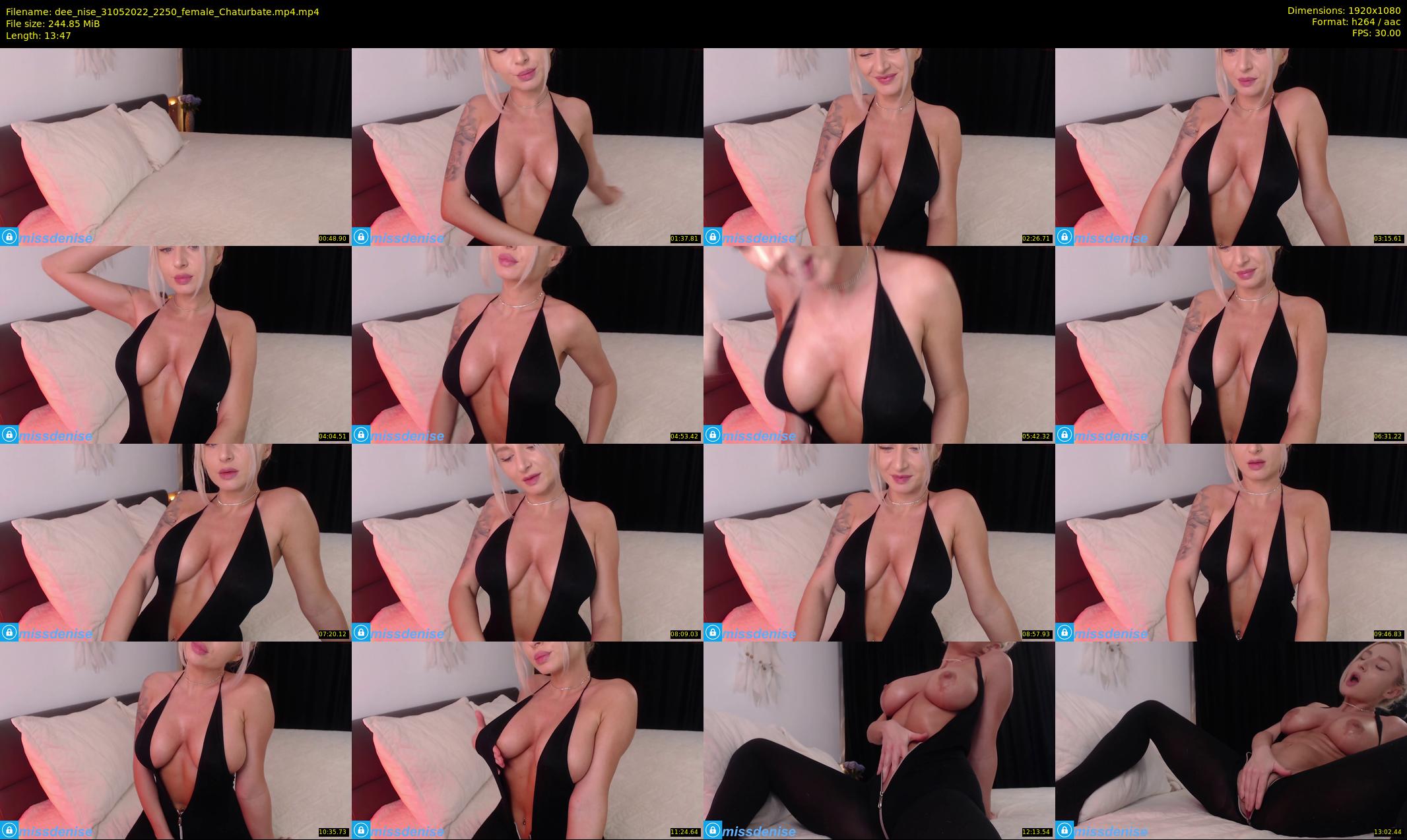 dee_nise — 14 minute Chaturbate female cam show recording, 1080p, May 31, 2022