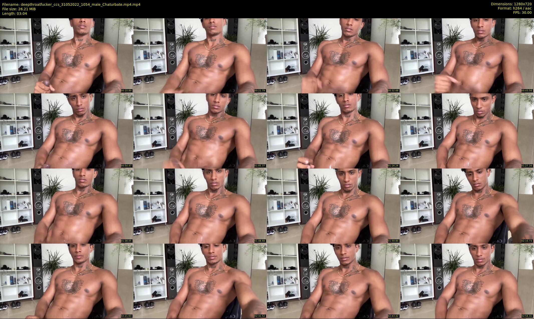 deepthroatfucker_ccs — 4 minute Chaturbate male cam show recording, 720p, May 31, 2022
