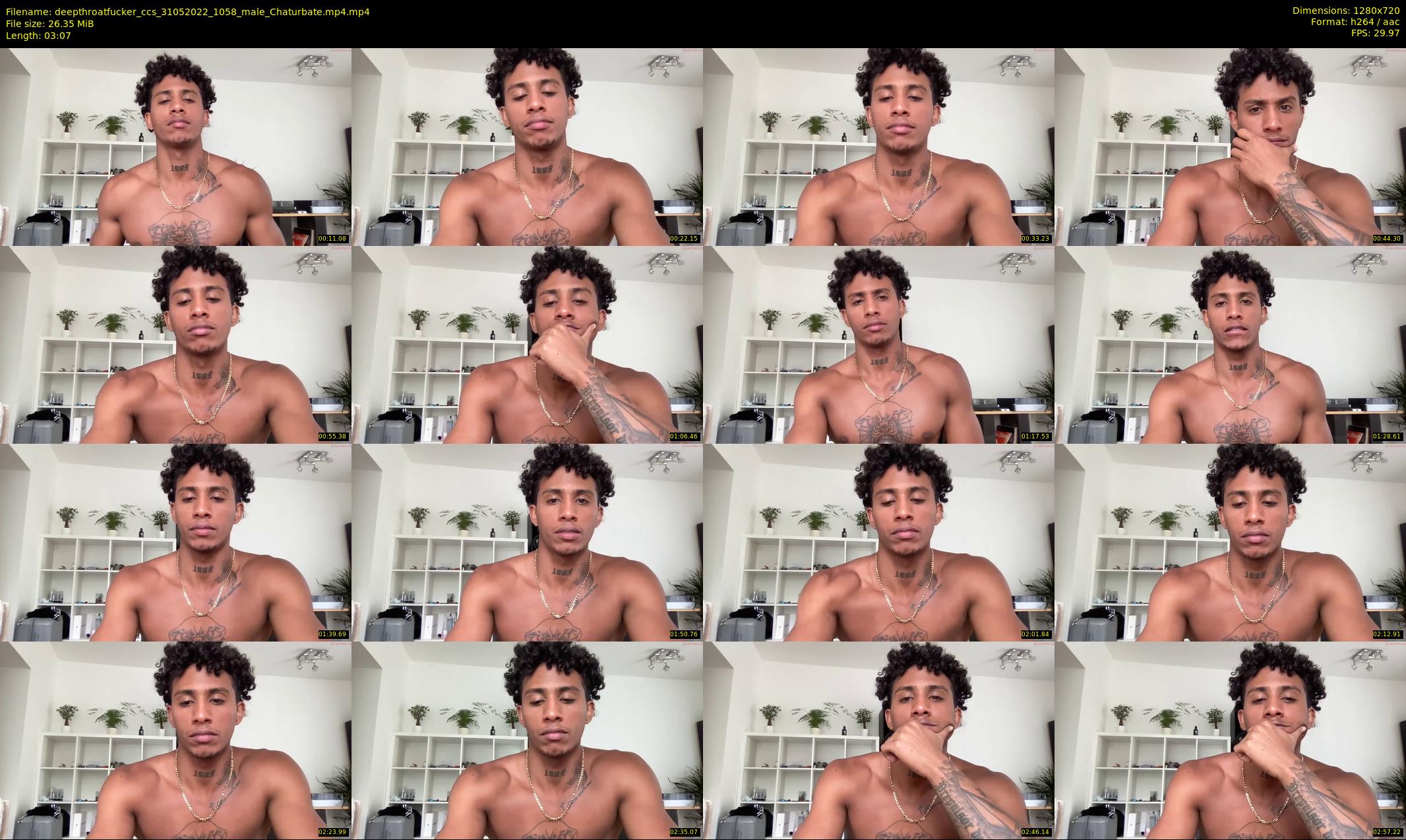 deepthroatfucker_ccs — 4 minute Chaturbate male cam show recording, 720p, May 31, 2022