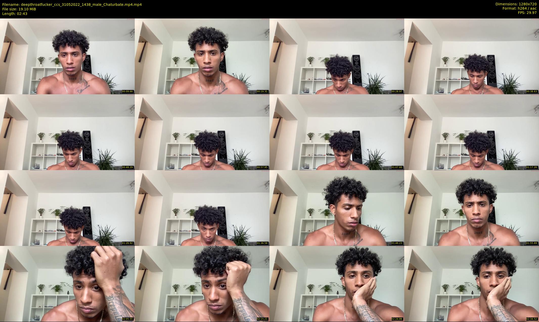 deepthroatfucker_ccs — 3 minute Chaturbate male cam show recording, 720p, May 31, 2022