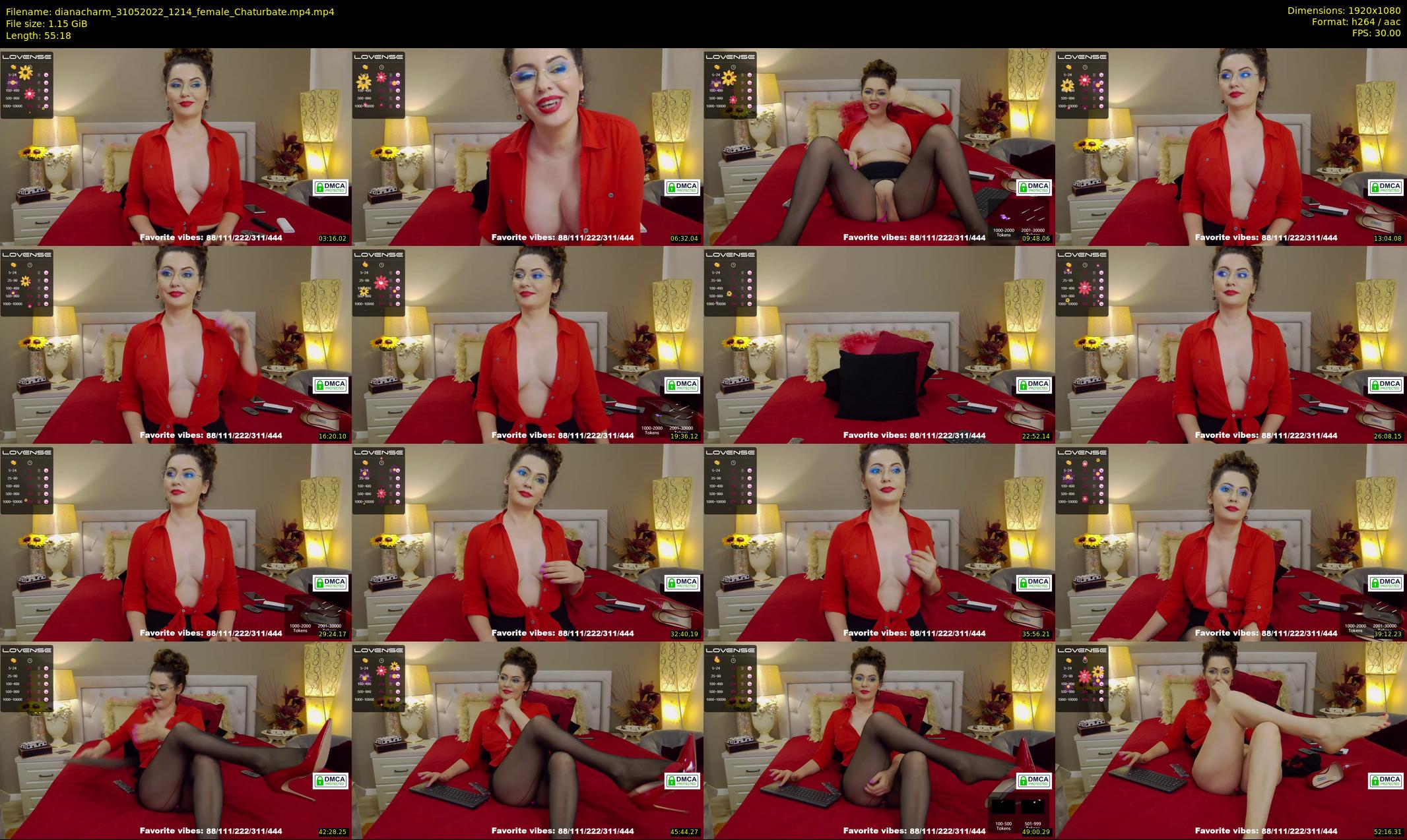 dianacharm — 56 minute Chaturbate female cam show recording, 1080p, May 31, 2022
