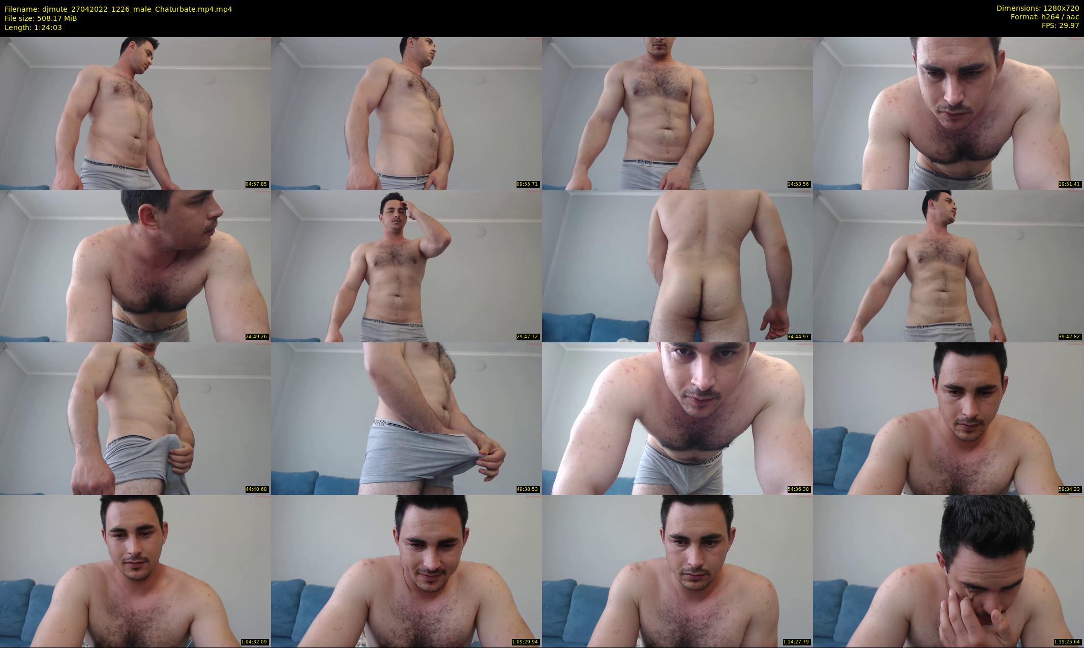djmute — 85 minute Chaturbate male cam show recording, 720p, Apr 27, 2022