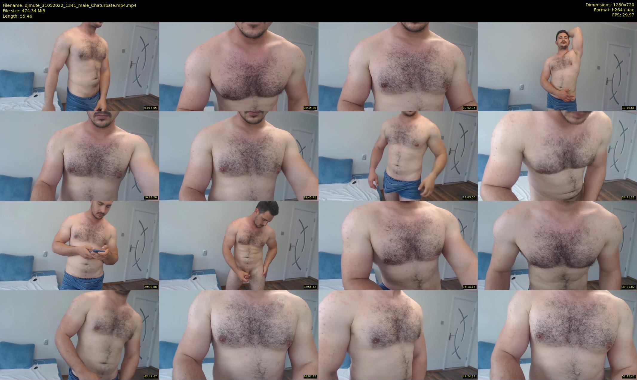 djmute — 56 minute Chaturbate male cam show recording, 720p, May 31, 2022