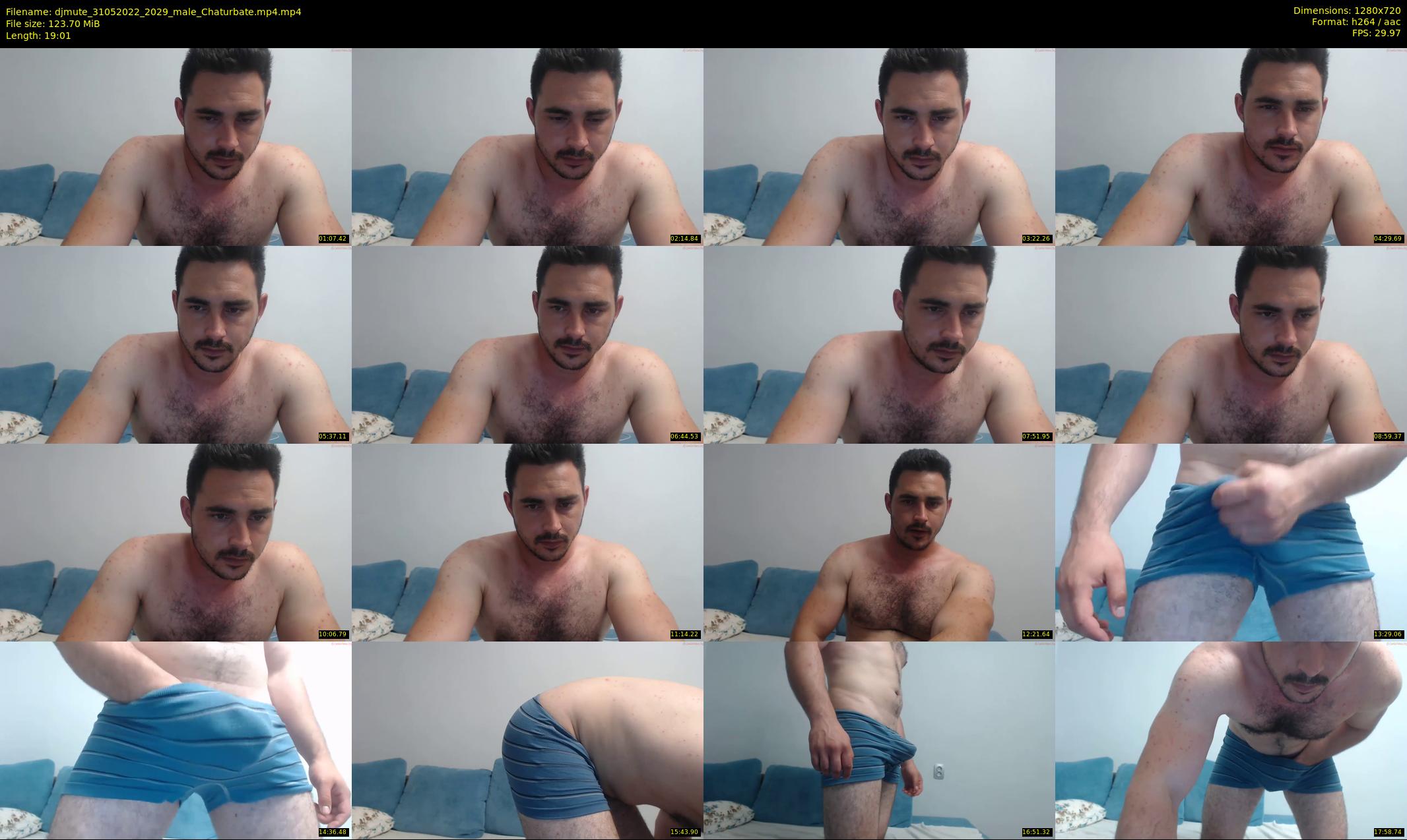 djmute — 20 minute Chaturbate male cam show recording, 720p, May 31, 2022