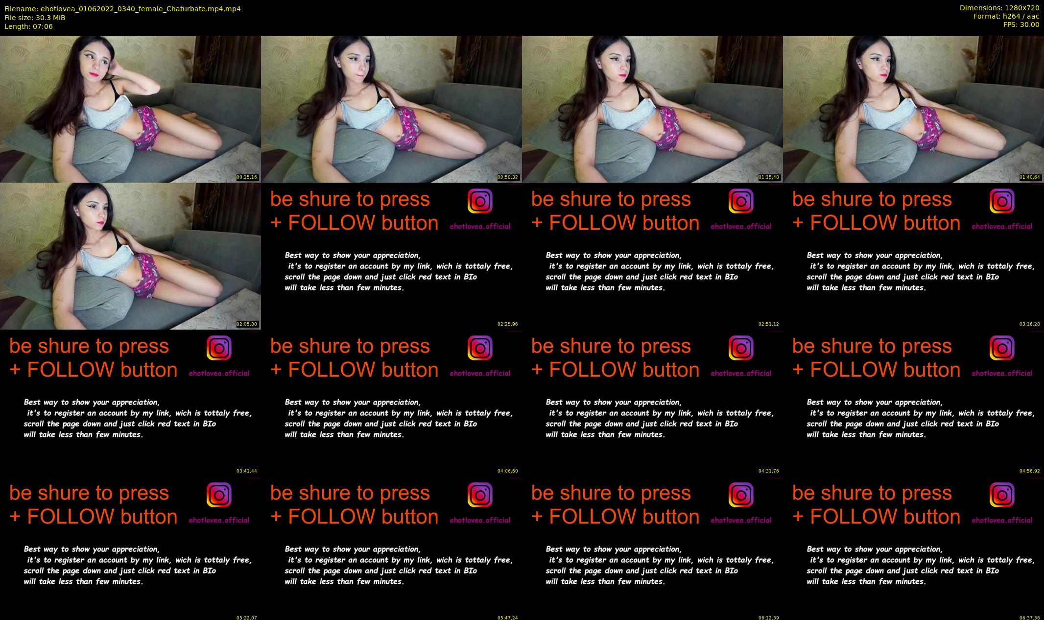 ehotlovea — 8 minute Chaturbate female cam show recording, 720p, Jun 1, 2022