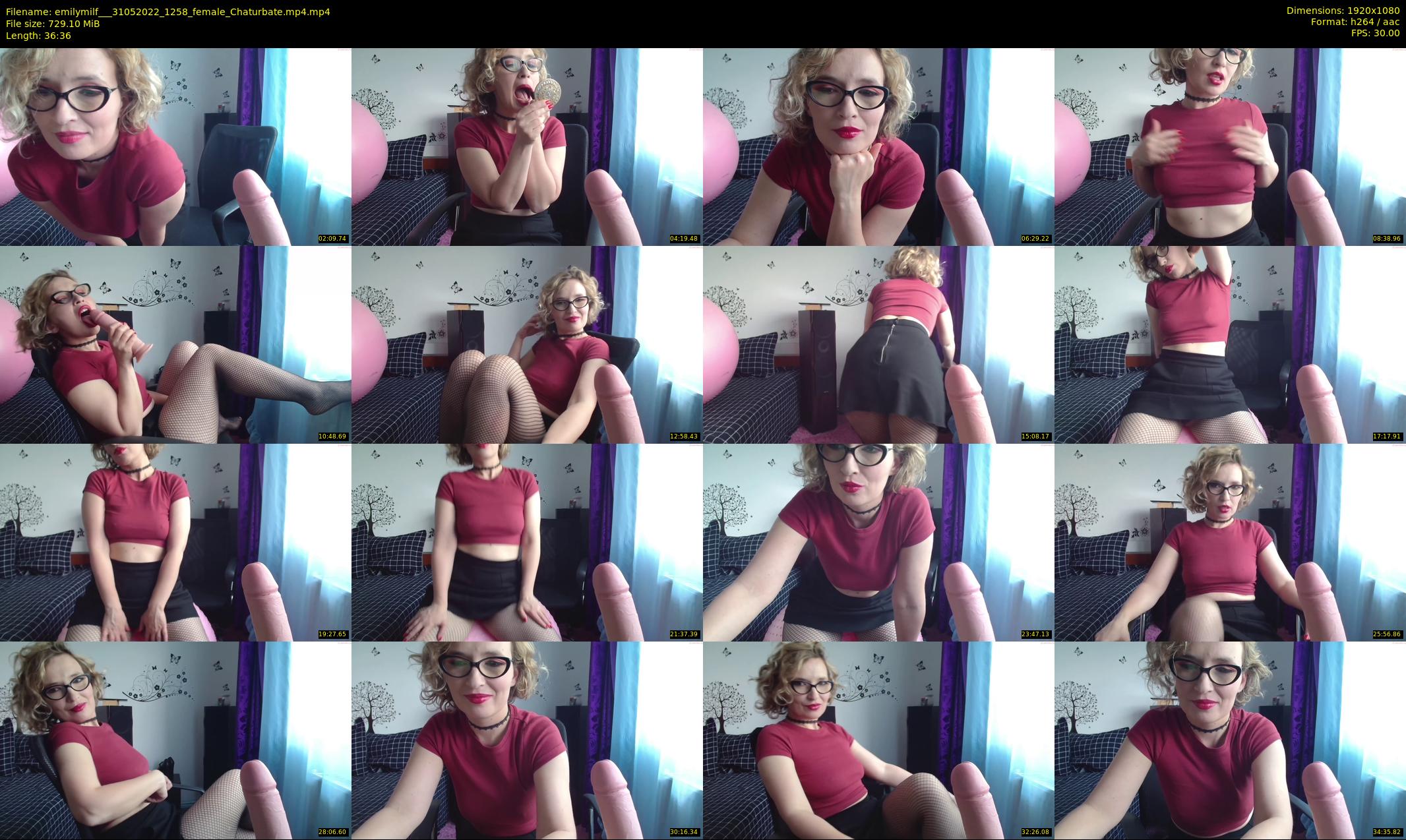 emilymilf__ — 37 minute Chaturbate female cam show recording, 1080p, May 31, 2022