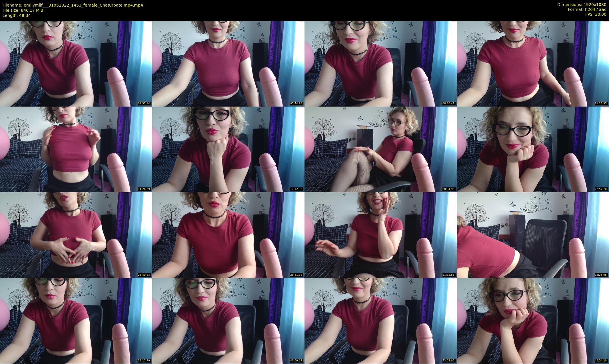 emilymilf__ — 49 minute Chaturbate female cam show recording, 1080p, May 31, 2022