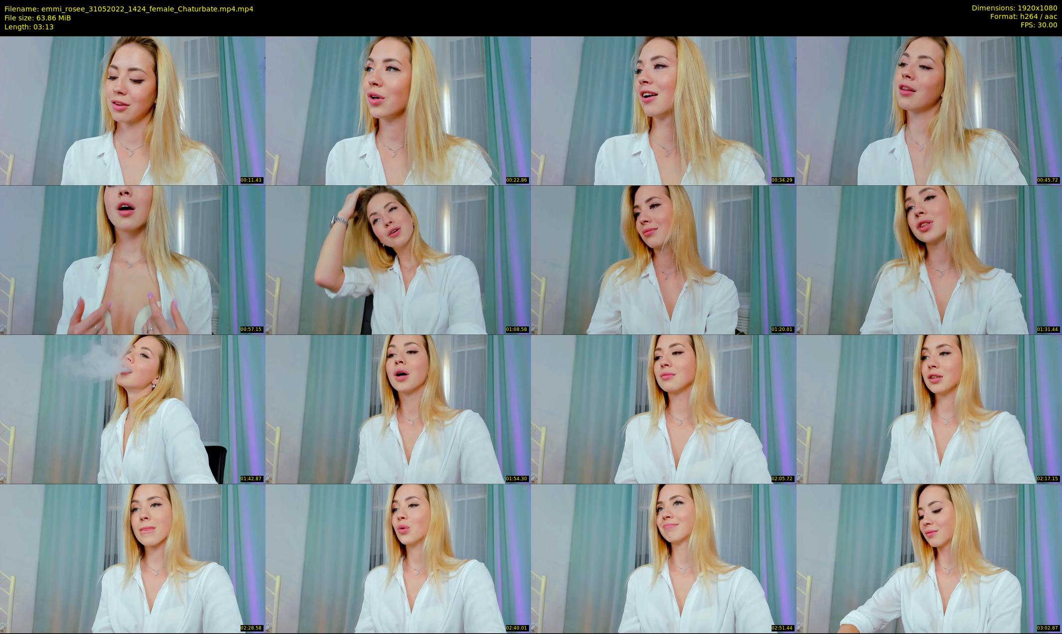 emmi_rosee — 4 minute Chaturbate female cam show recording, 1080p, May 31, 2022