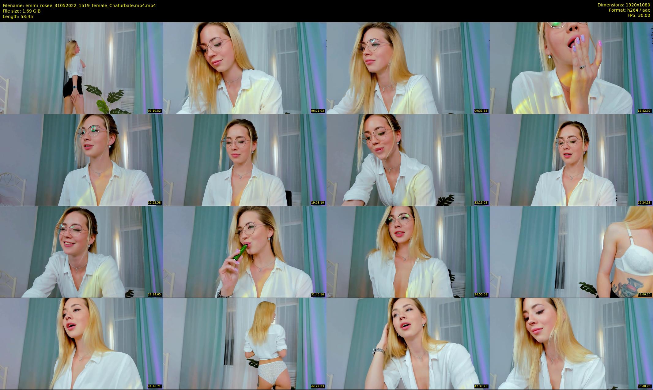 emmi_rosee — 54 minute Chaturbate female cam show recording, 1080p, May 31, 2022