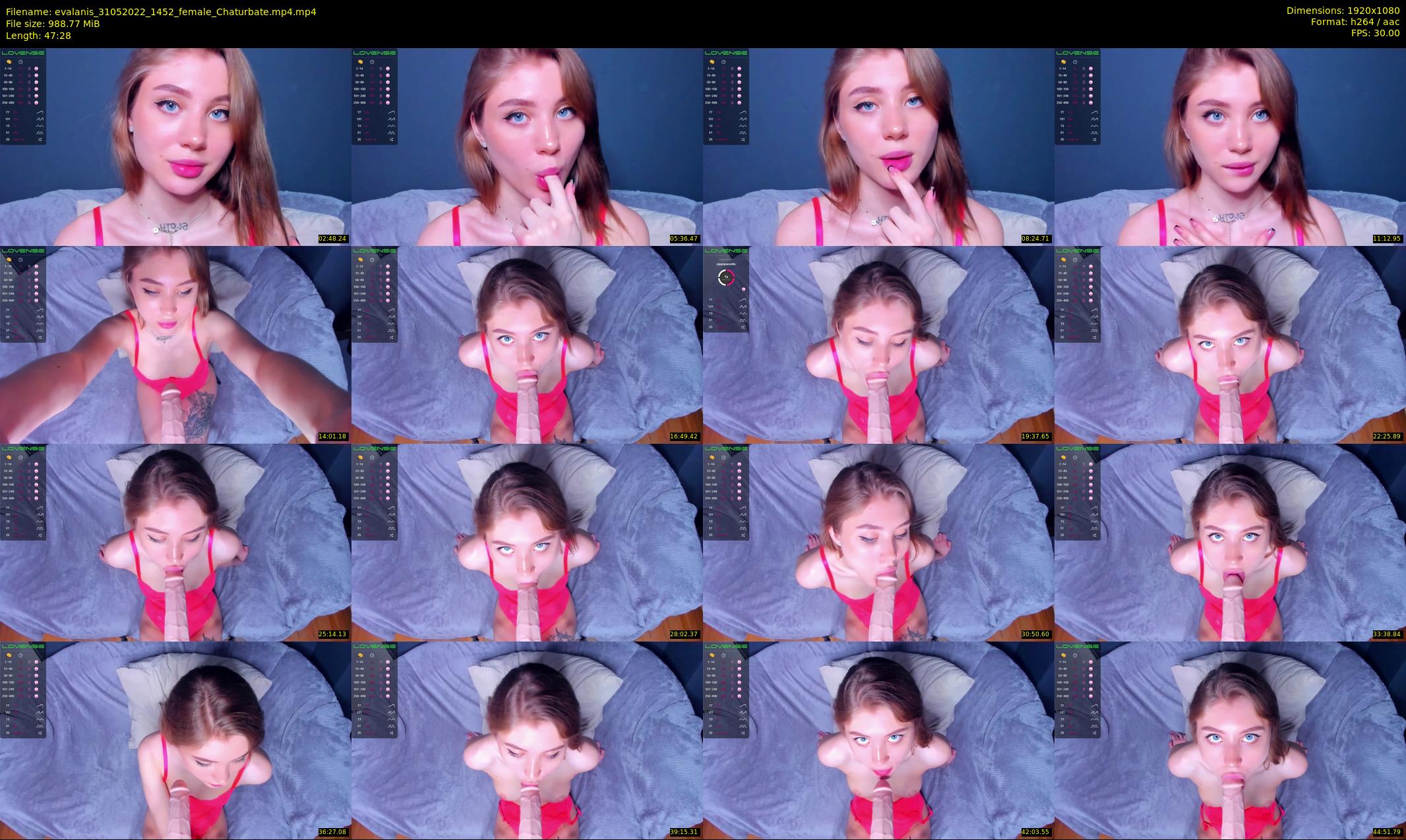 evalanis — 48 minute Chaturbate couple cam show recording, 1080p, May 31, 2022